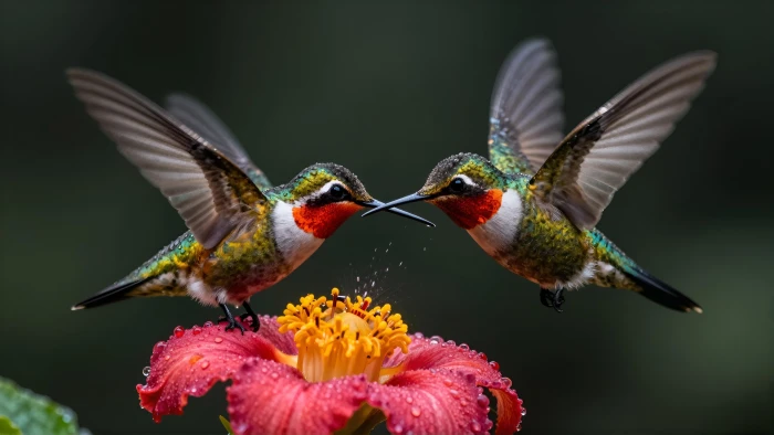 Hummingbird Sword Fight 2k 4k