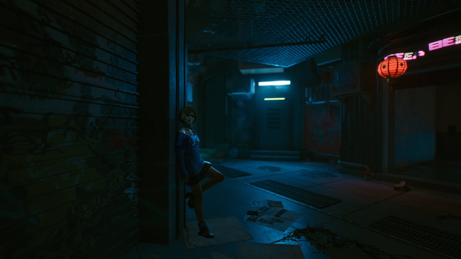 Cyberpunk video games love purple pink neon underground 2k
