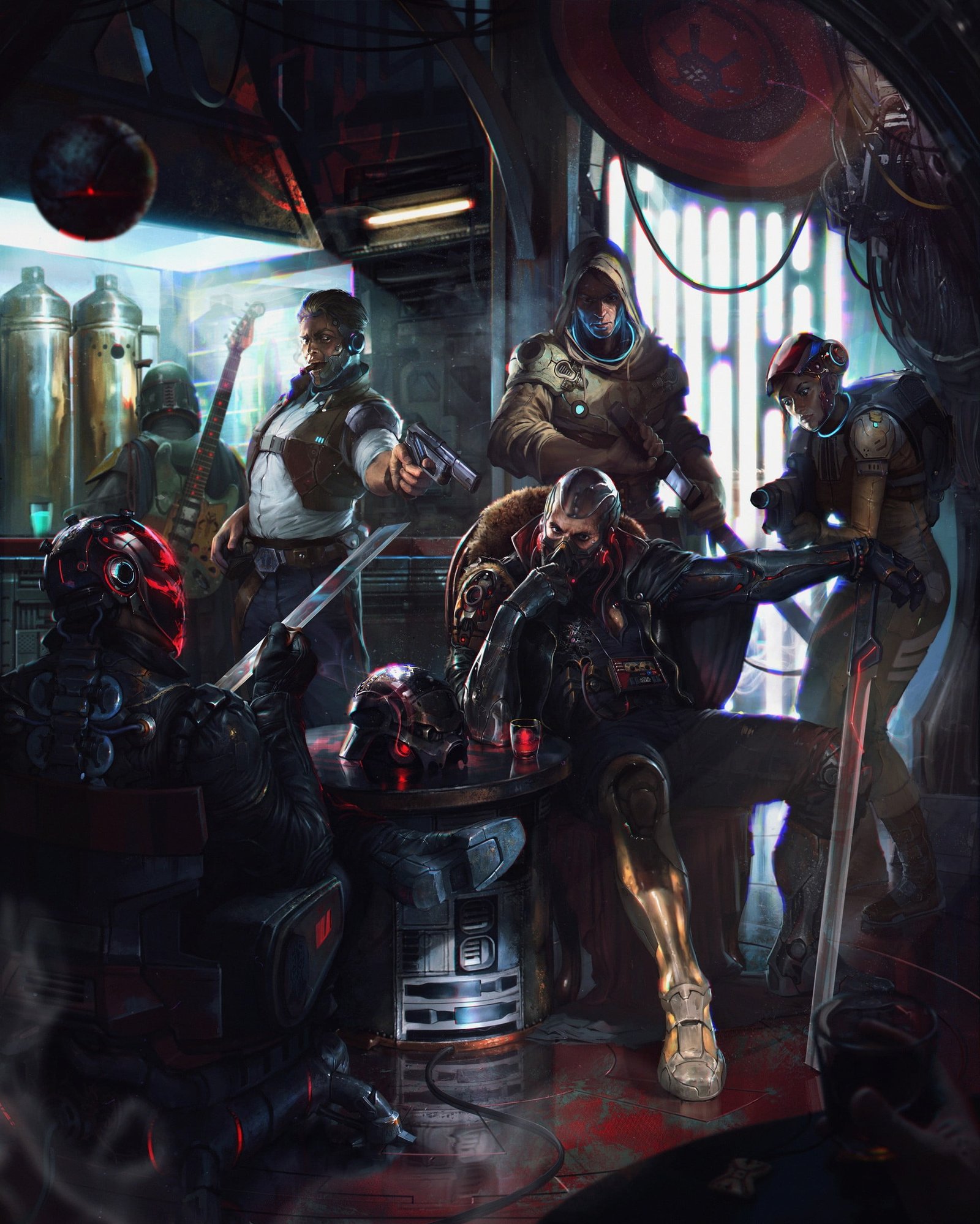 game wallpaper cyber cyberpunk science fiction digital art