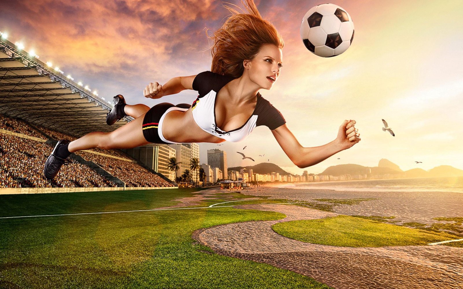 Brazil World Cup football baby