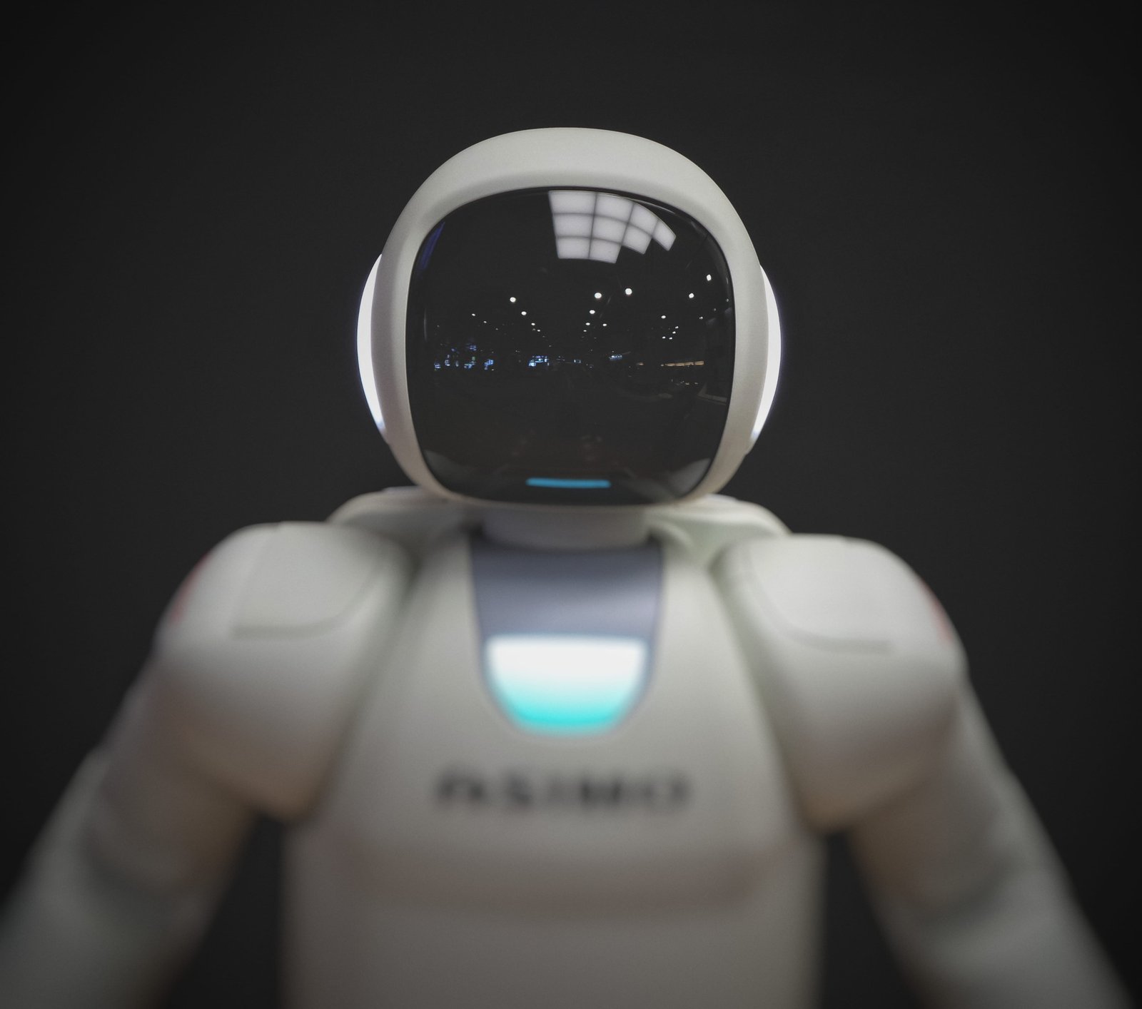 white robot wallpaper artificial screen ai cyber modern 2k 4k