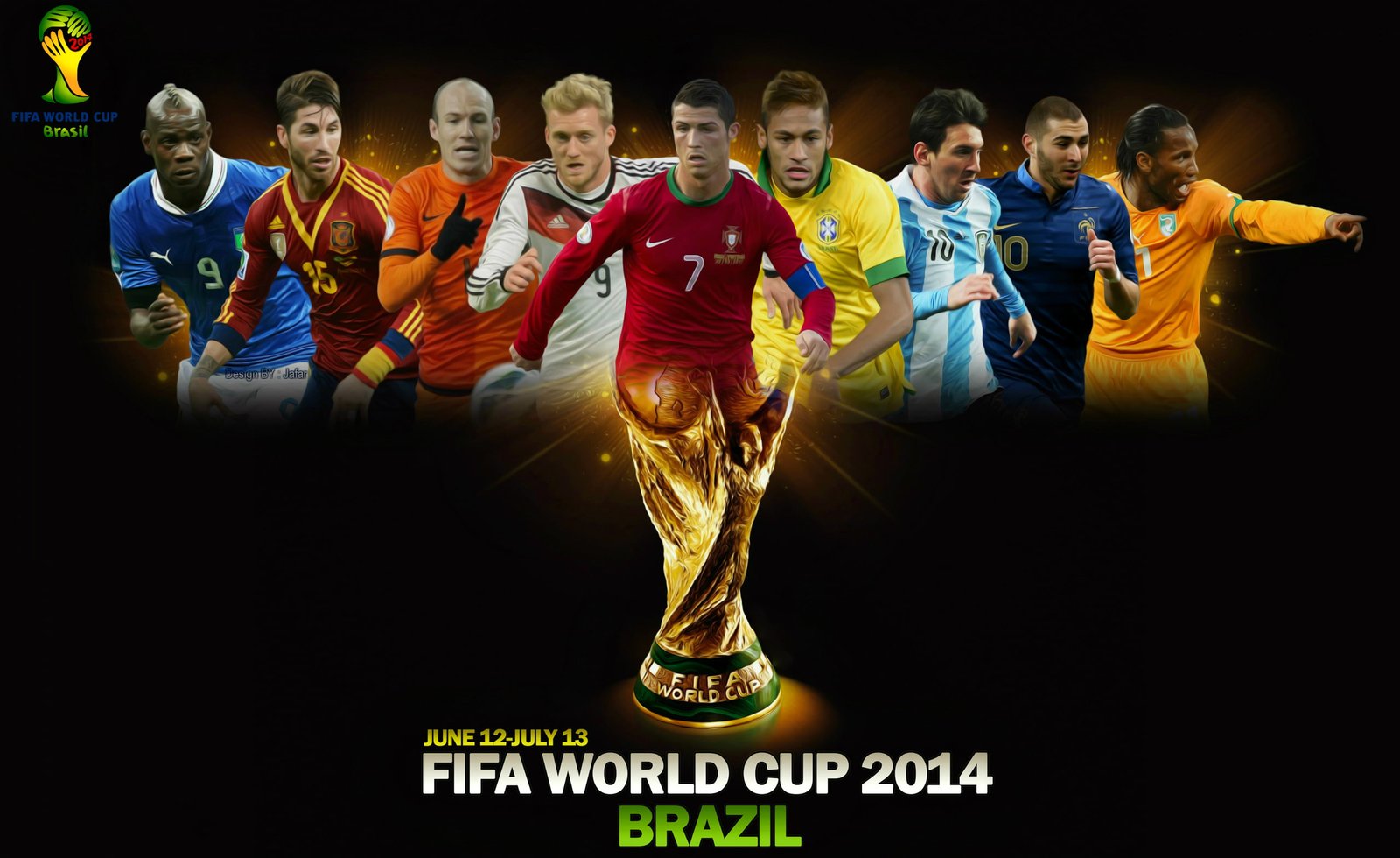 Fifa World Cup brazil logo football poster sport people 2k