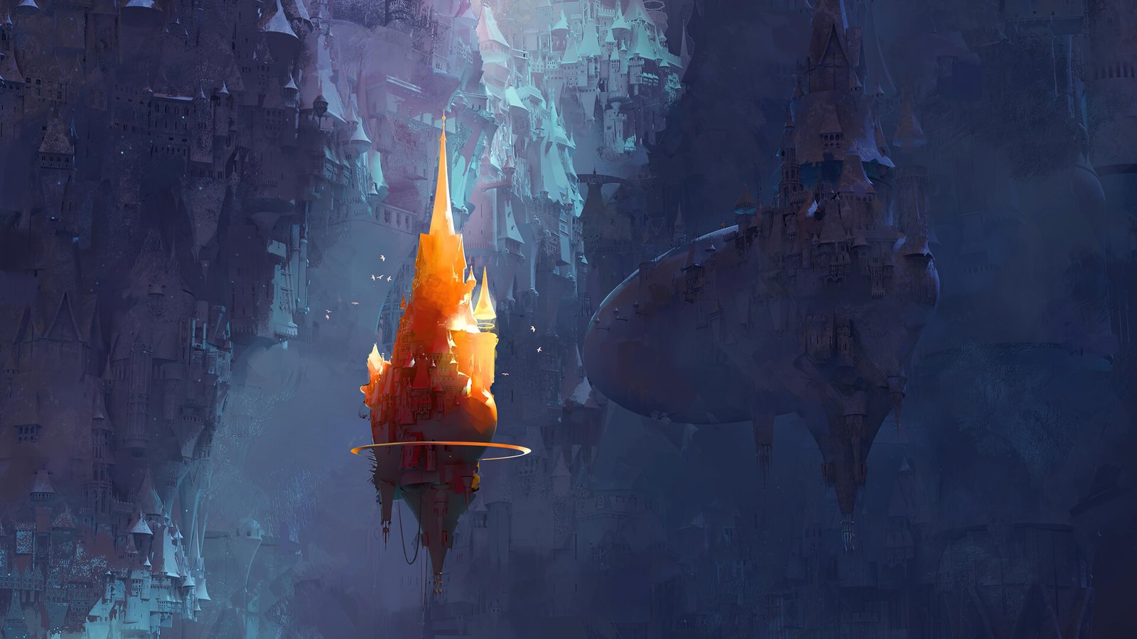 Amber Spire by Sebastian Luca 2k 4k 5k