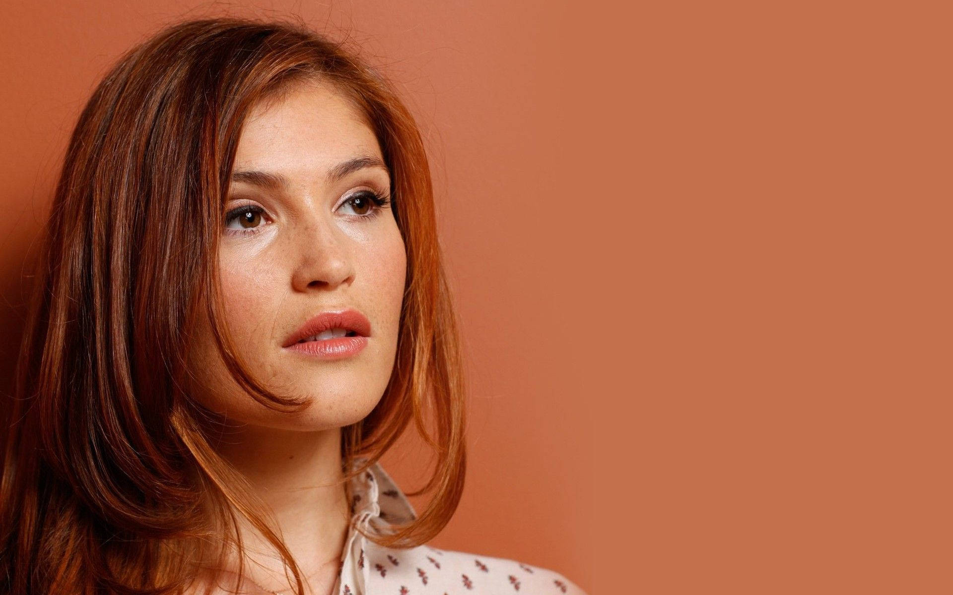 gemma arterton ginger colored hair actress hollywood
