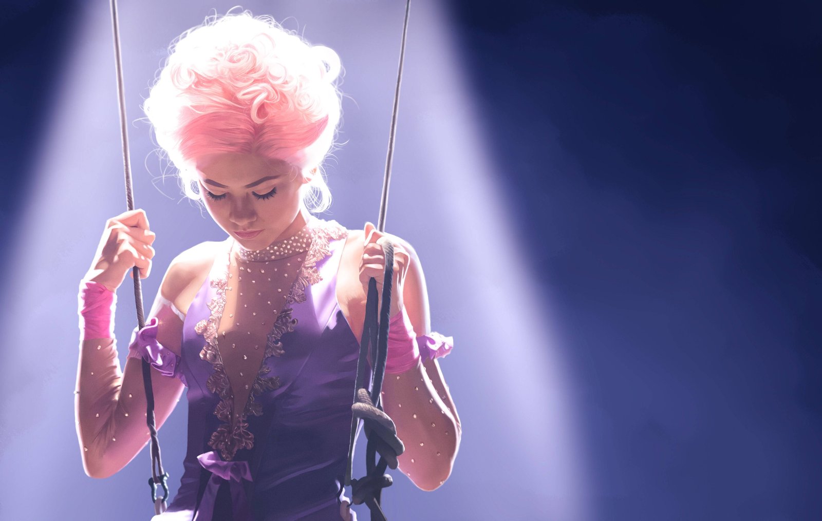 beautiful zendaya in the greatest showman actress hollywood 2k 4k