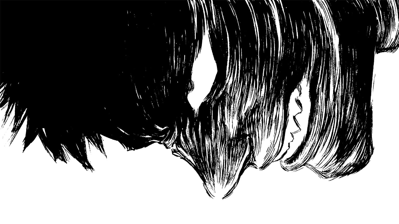 black and white abstract painting Kentaro Miura Berserk Guts