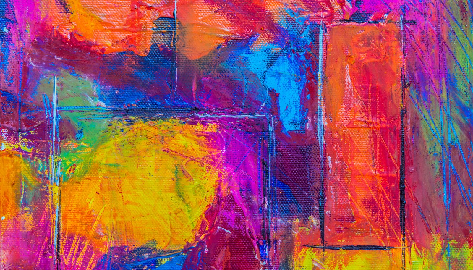 Multicolored Abstract Painting abstract expressionism acrylic paint 2k 4k