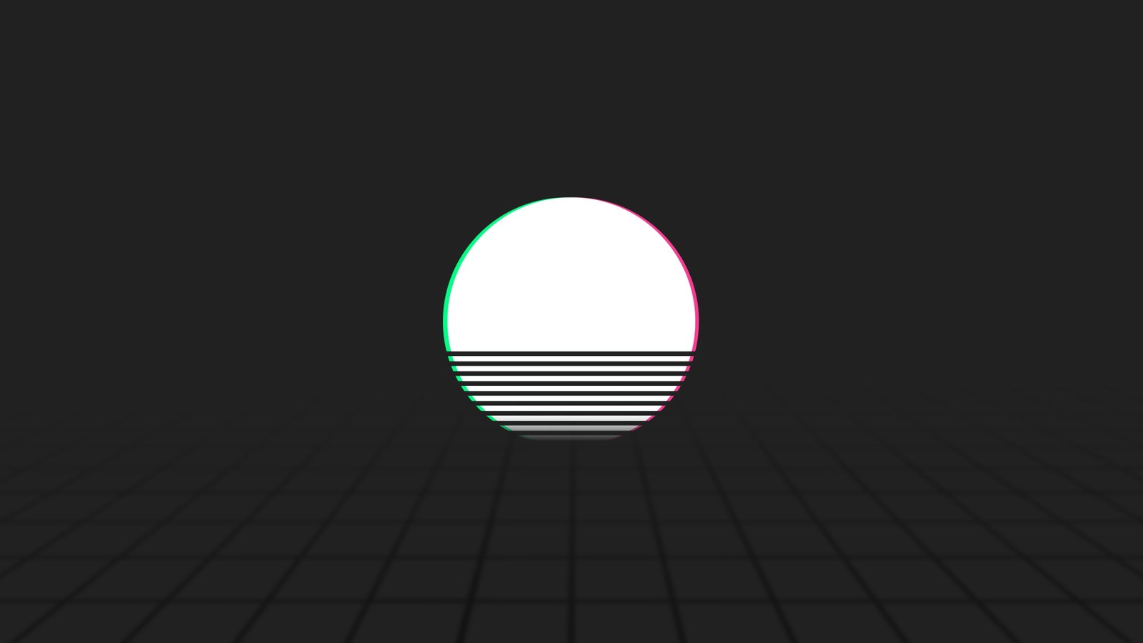 OutRun sunset vaporwave abstract 2k