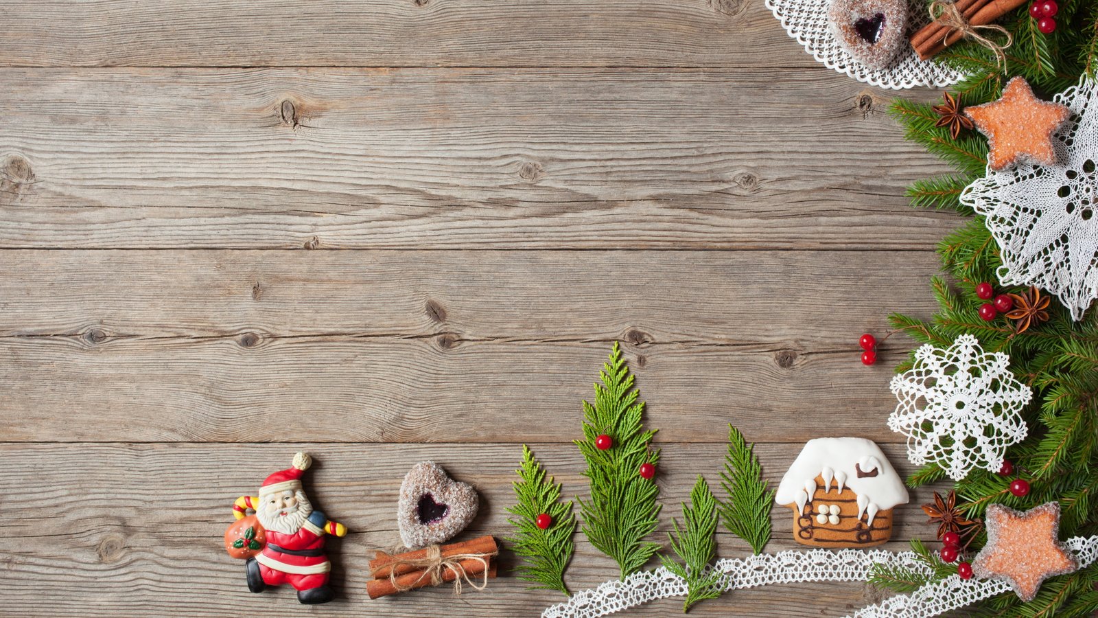 christmas decoration wooden cookies gingerbread 2k 4k 5k