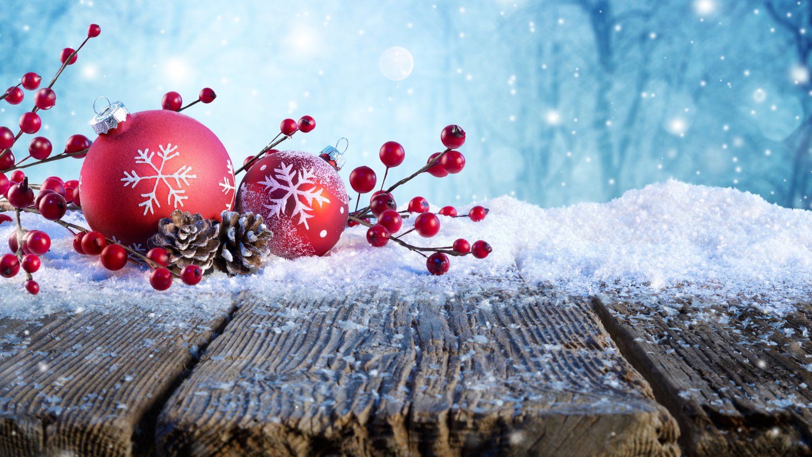 xmas red christmas ball balls wood planks wooden 98 2k 4k 5k