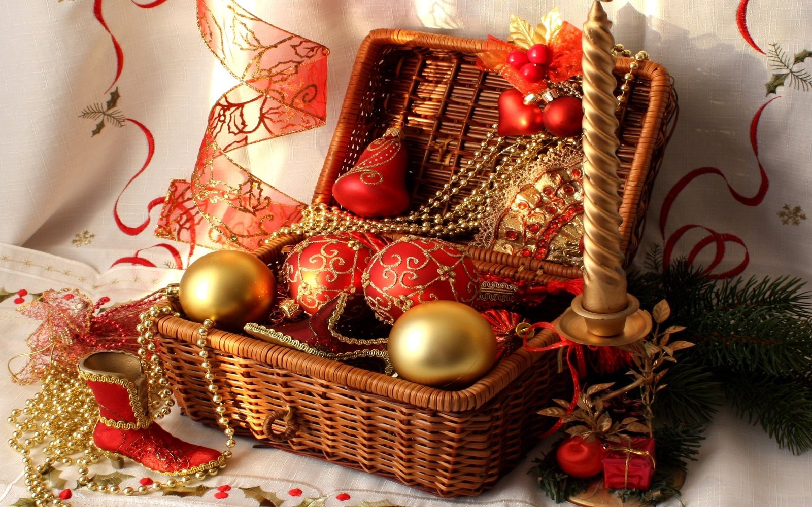 several assorted color baubles Christmas New Year ornaments 2k
