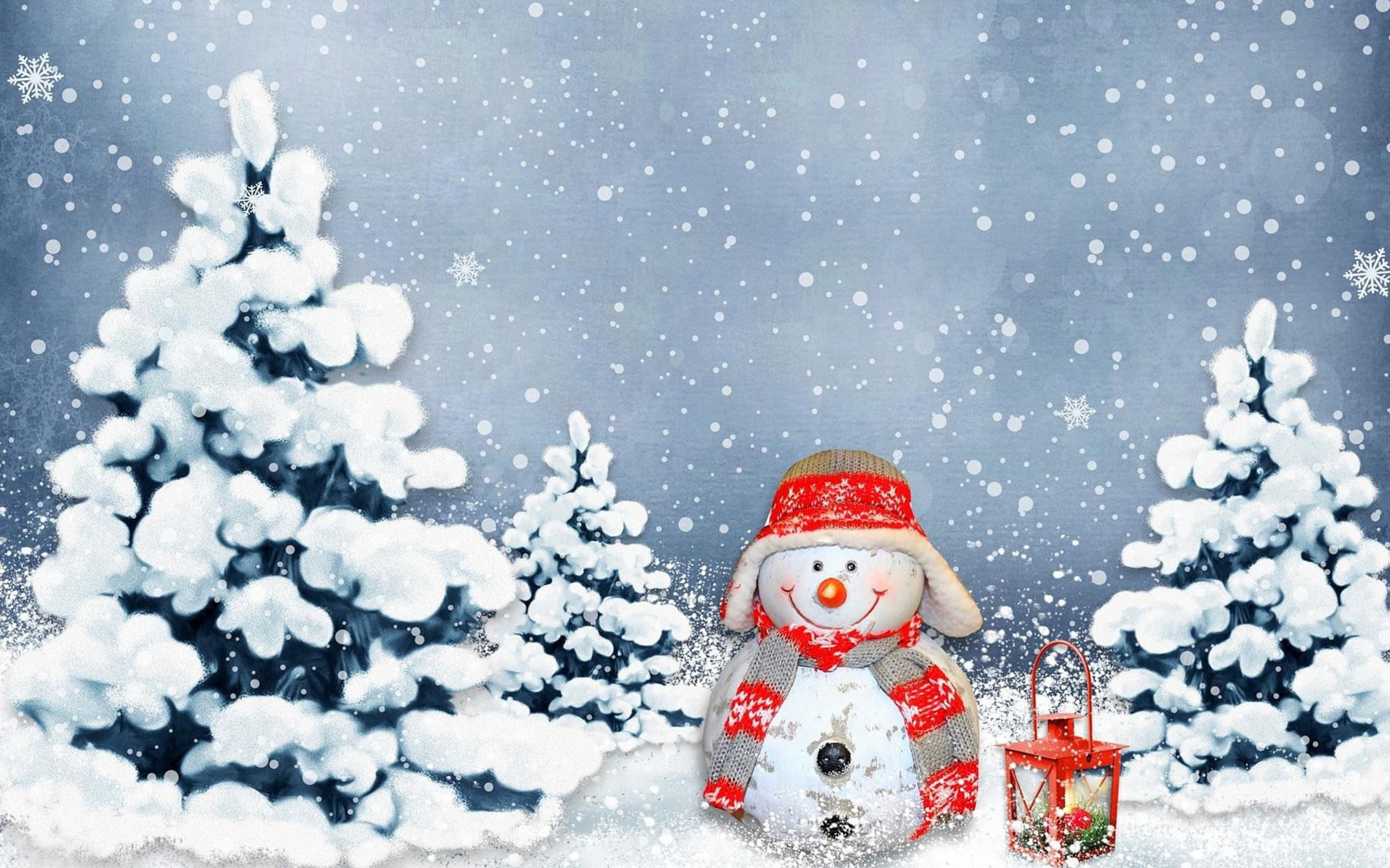 snow winter new year christmas snowman 2k