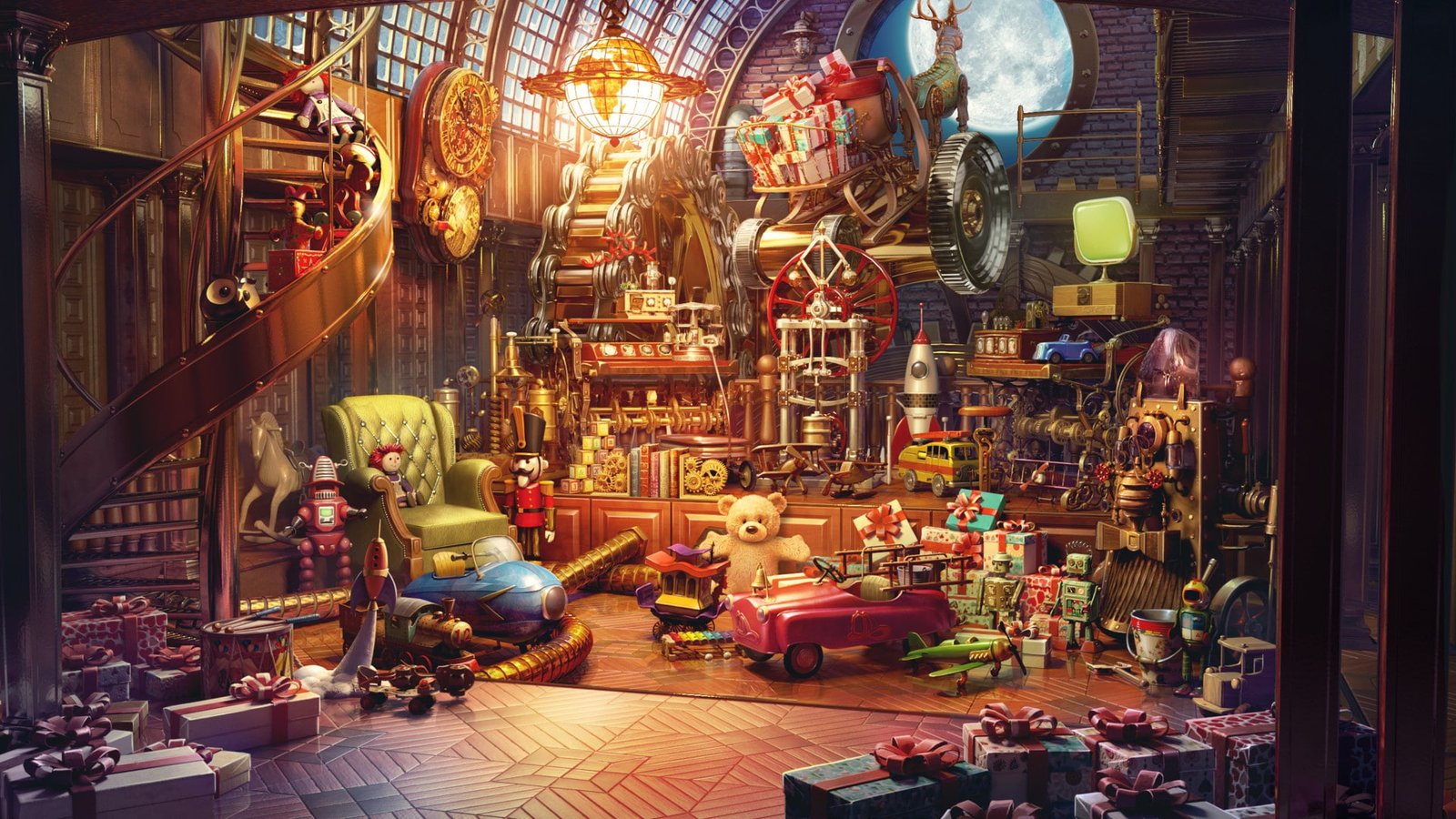 Winter Christmas Background Holiday Art Happy New Year