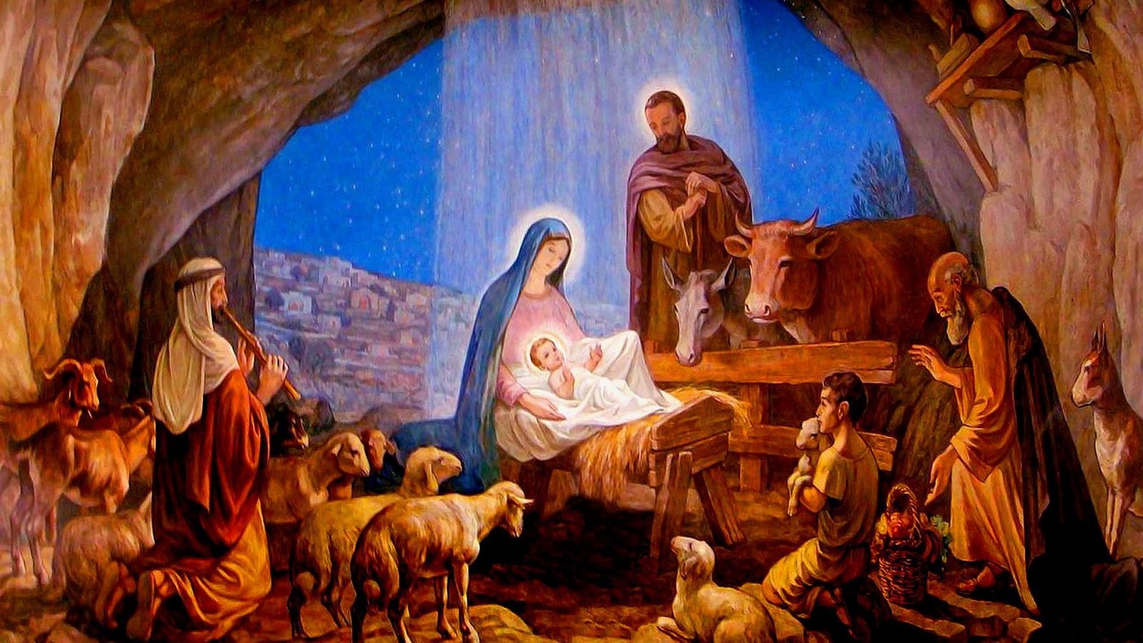 nativity scene jesus christ christmas celebration 90