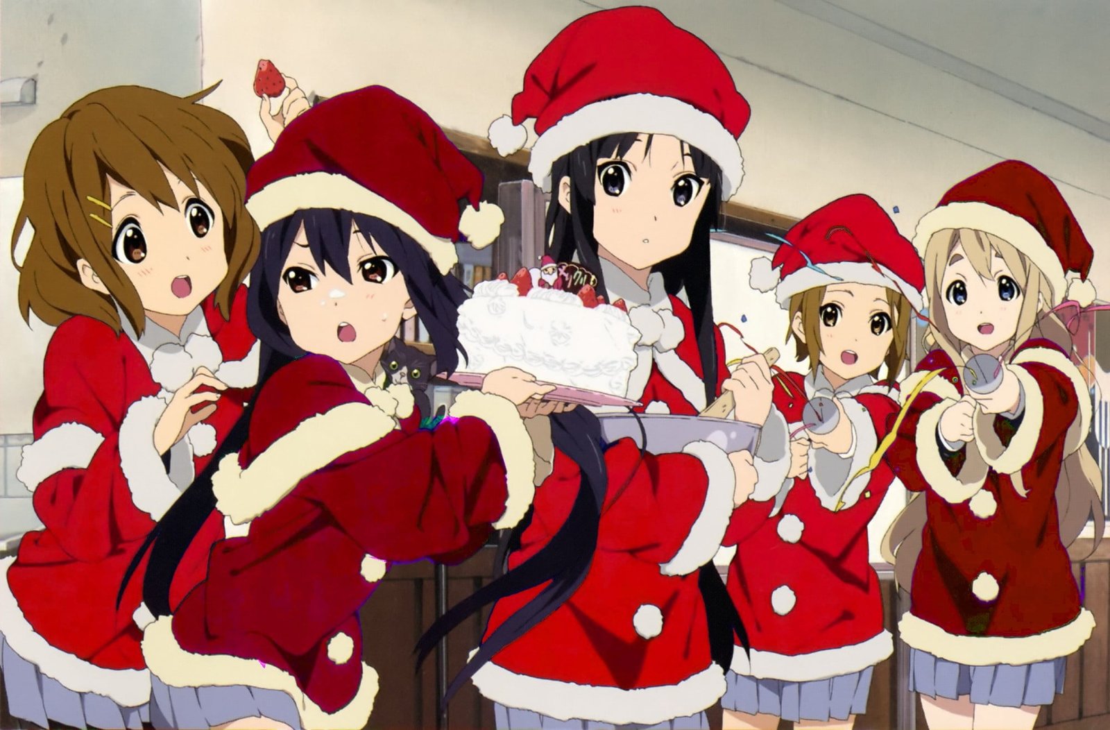 K ON Nakano Azusa Akiyama Mio Tainaka Ritsu Kotobuki Tsumugi 2k