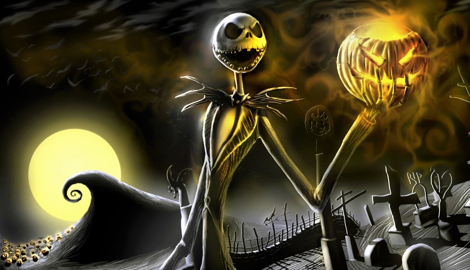 Movie The Nightmare Before Christmas Cemetery Halloween