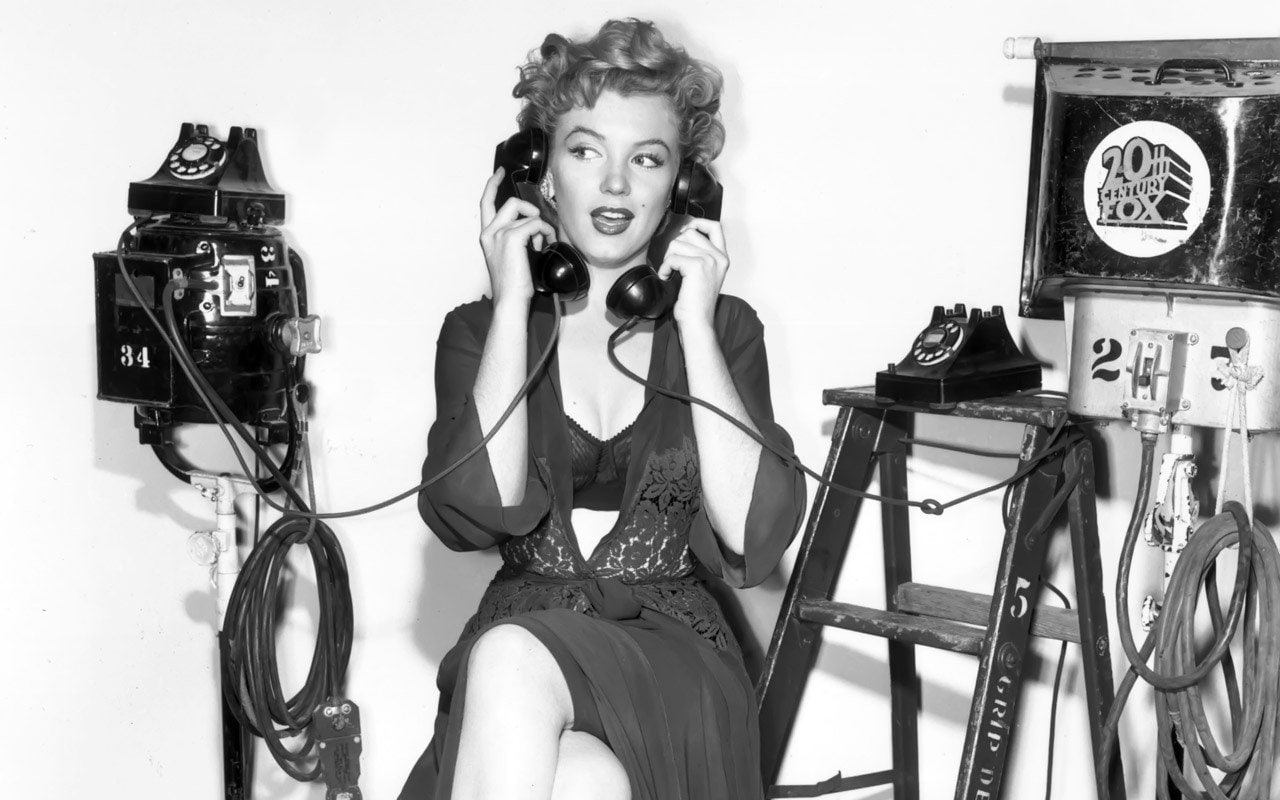 Actresses Marilyn Monroe