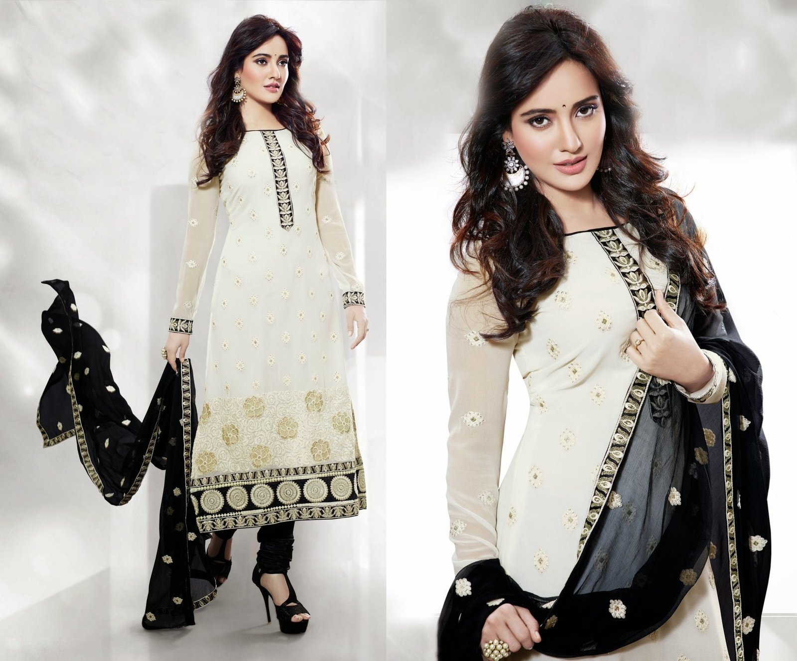 Actresses Neha Sharma Indian Model National Dress