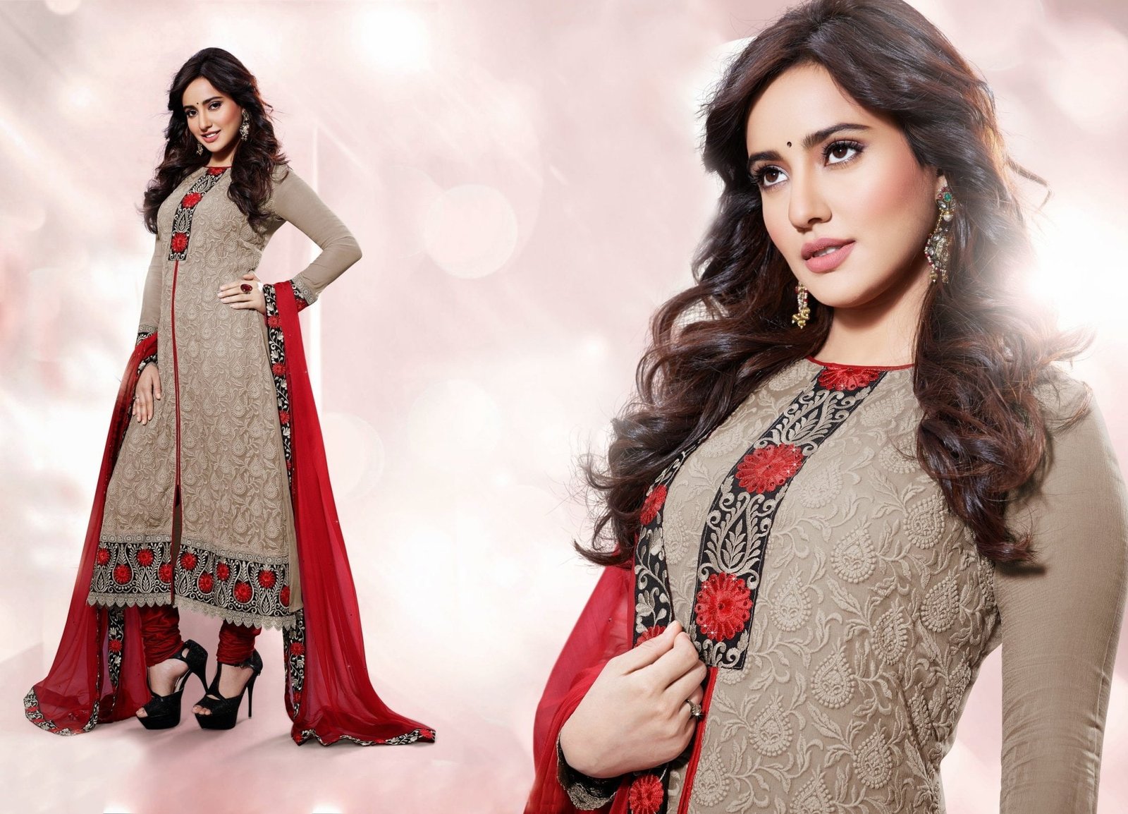 Actresses Neha Sharma Indian Model National Dress