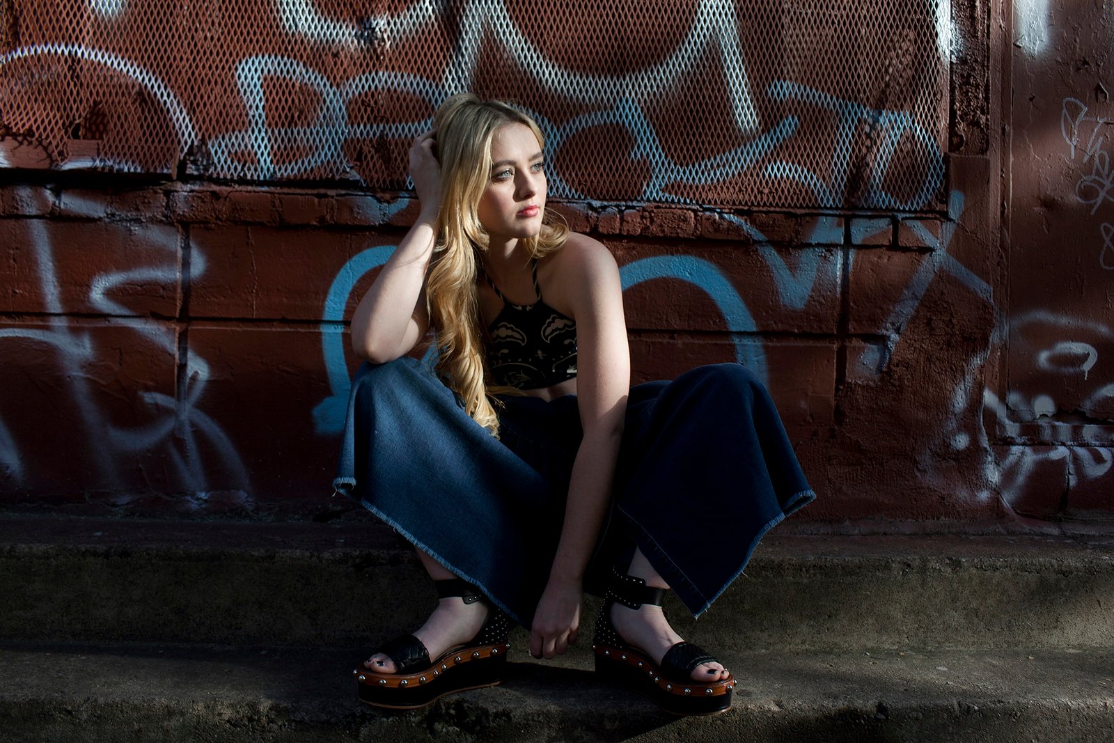 Actresses Kathryn Newton Blonde Blue Eyes 2k