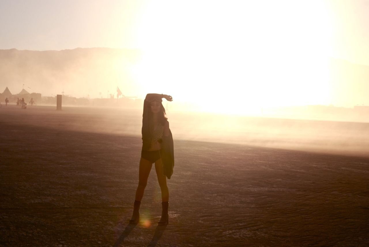Nathalie Kelley model actress women sky sunset real people