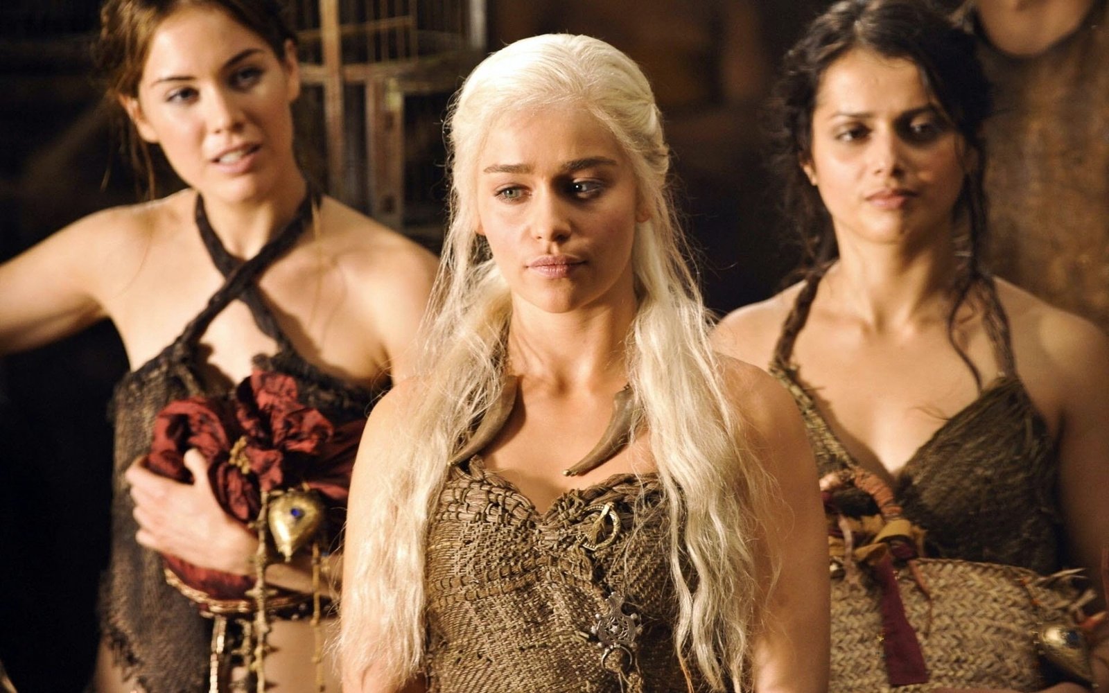 women actress game of thrones a song ice and fire roxanne mckee tv series emilia clarke daenerys Entertainment TV Series HD Art