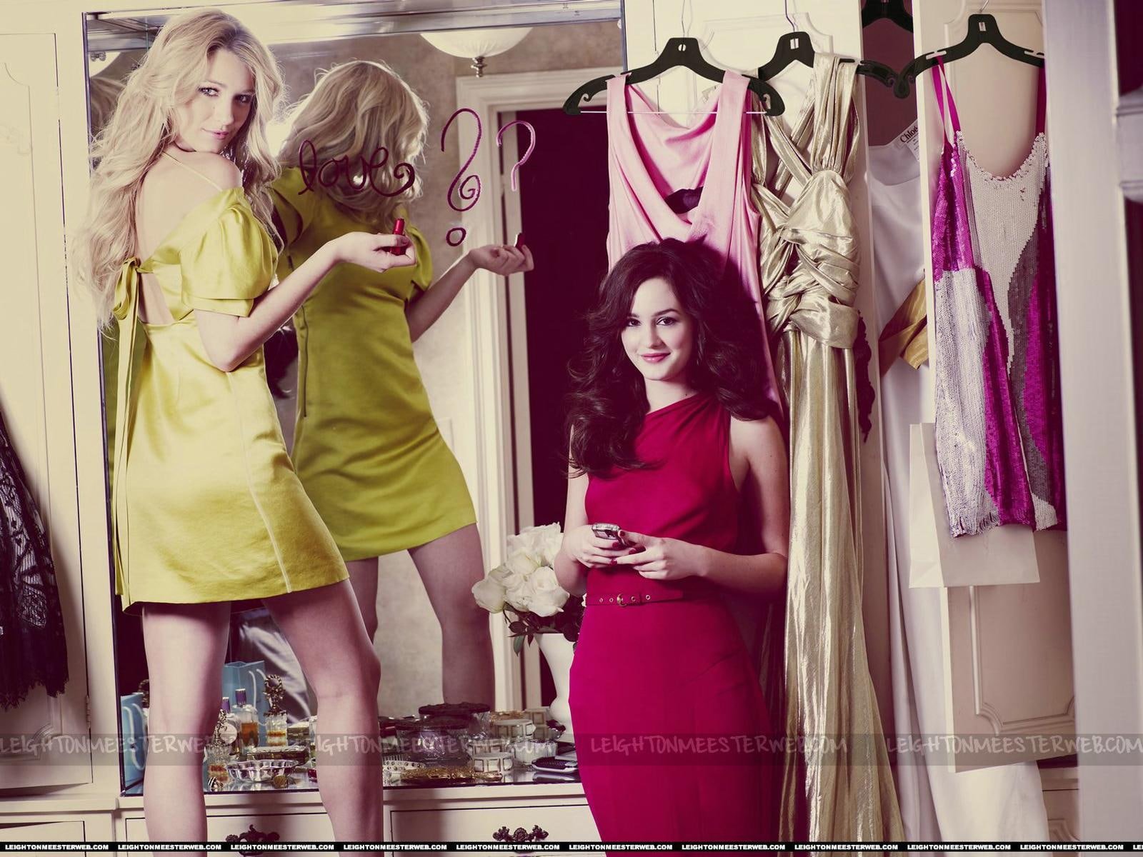 Blake Lively Leighton Meester gossip girl celebrity blake lively