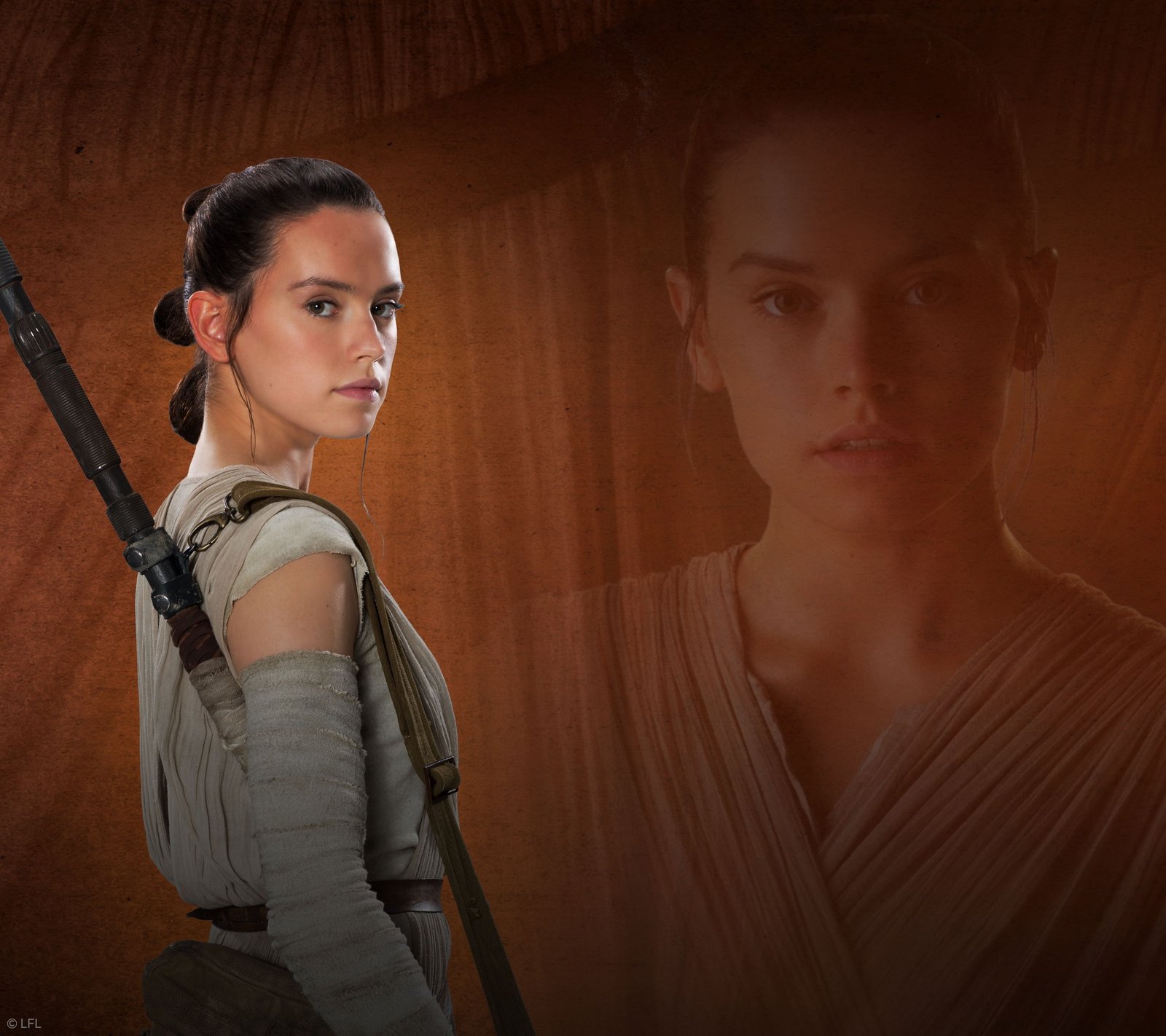 Daisy Ridley women actress brunette Star Wars The Force Awakens 14 2k