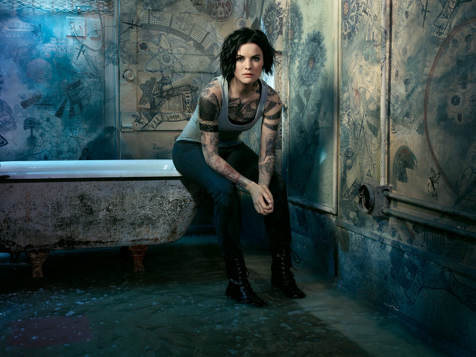 Jaimie Alexander women actress brunette short hair Blindspot 2k
