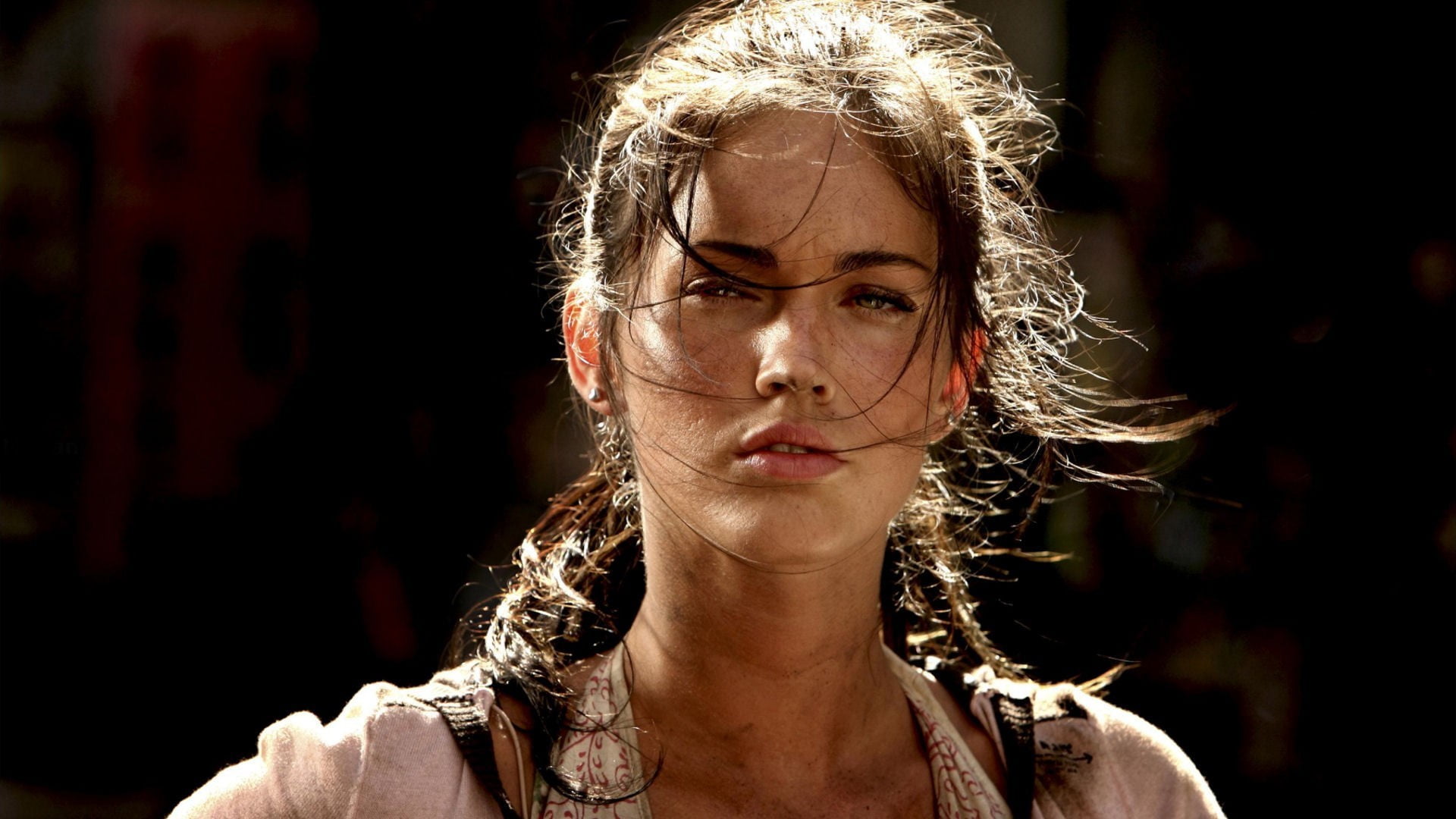 Megan Fox Transformers movies women actress headshot portrait
