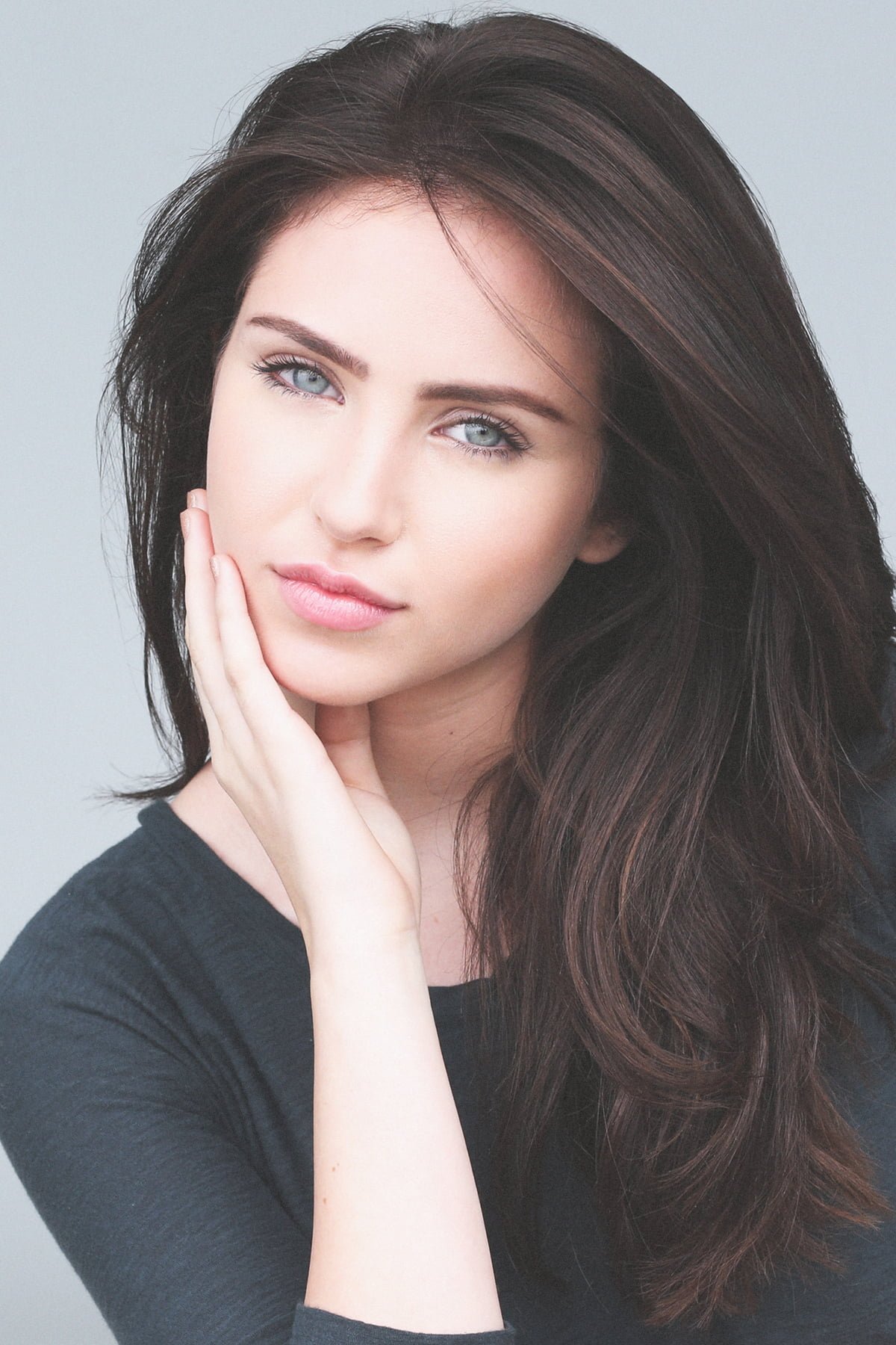 Ryan Newman women actress brunette blue eyes long hair