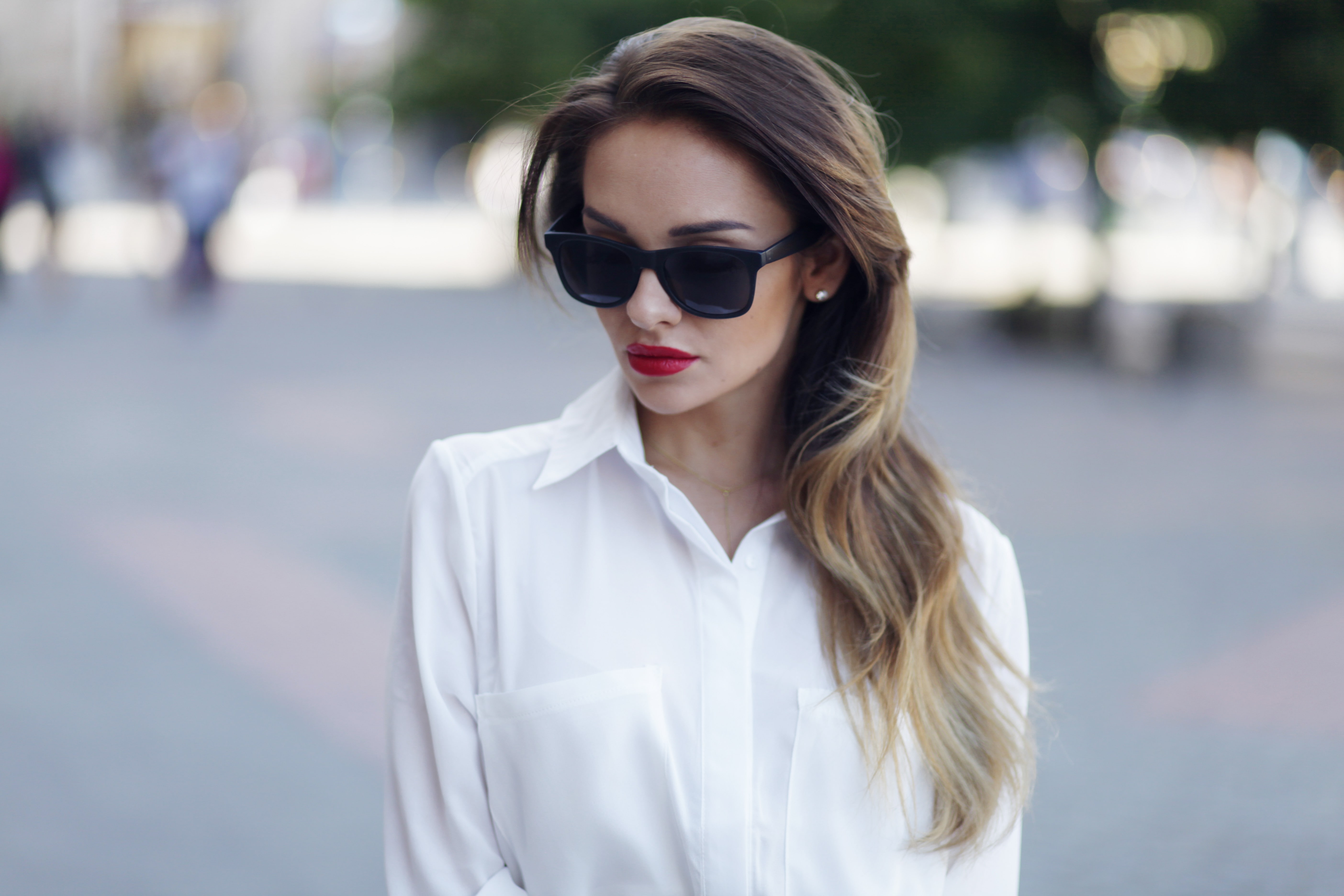 Sylwia Nowak women actress brunette long hair wavy 2k 4k 5k