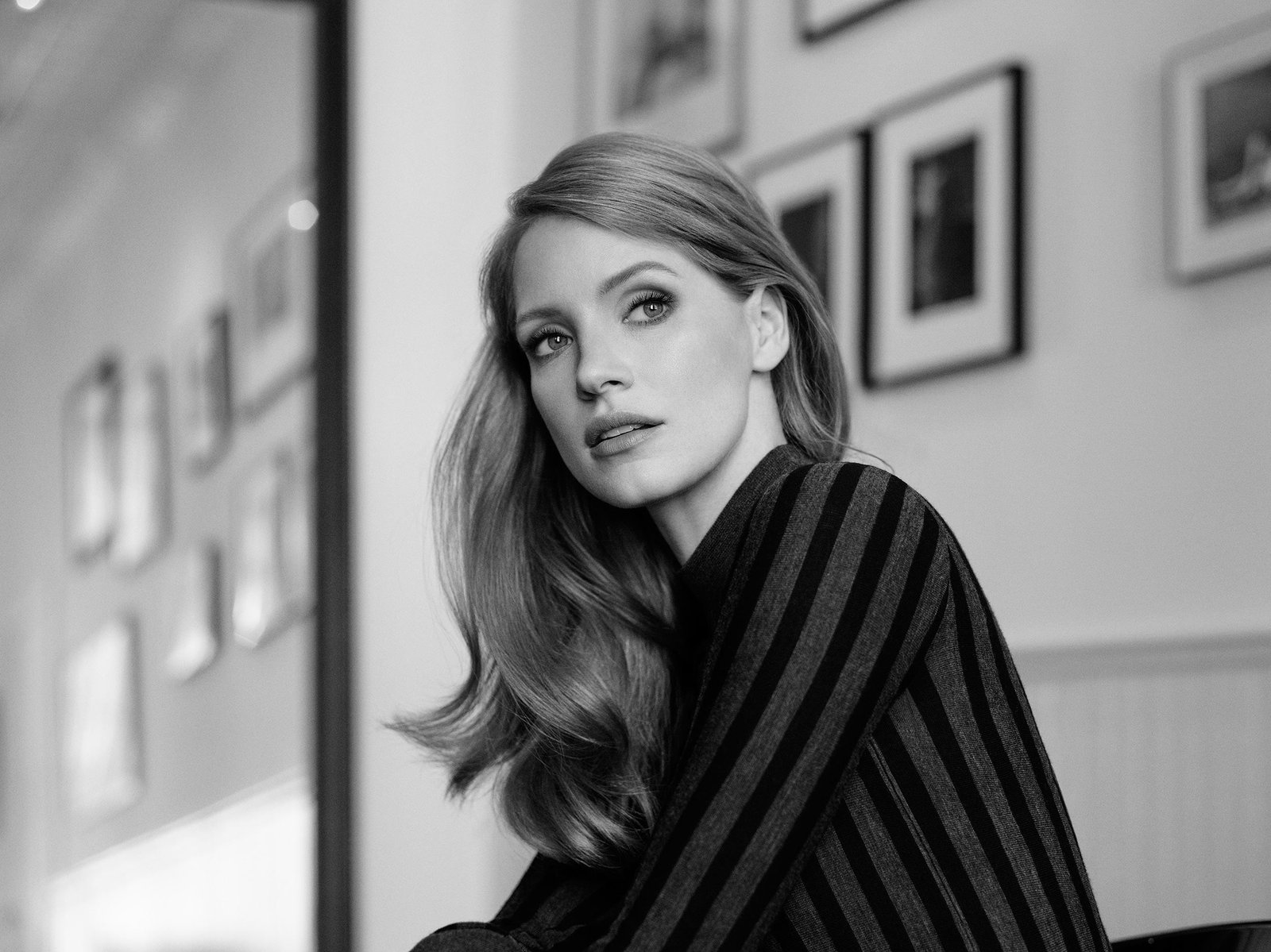 women actress Jessica Chastain one person young adult portrait 2k