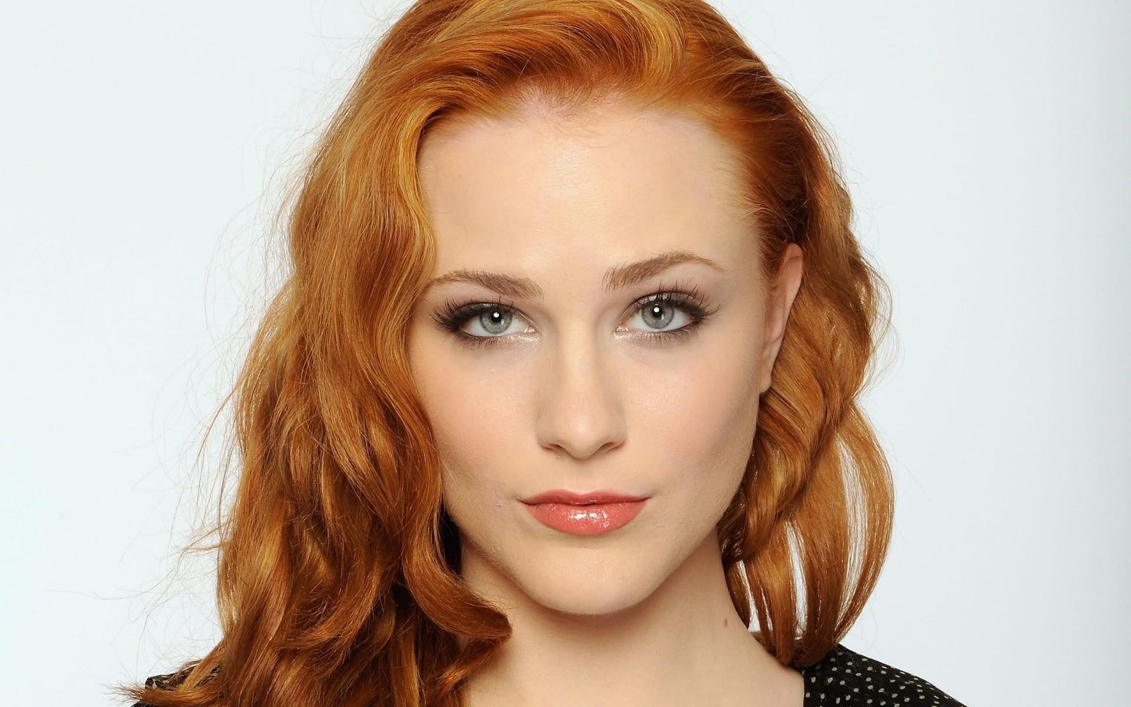 women face portrait redhead Evan Rachel Wood actress