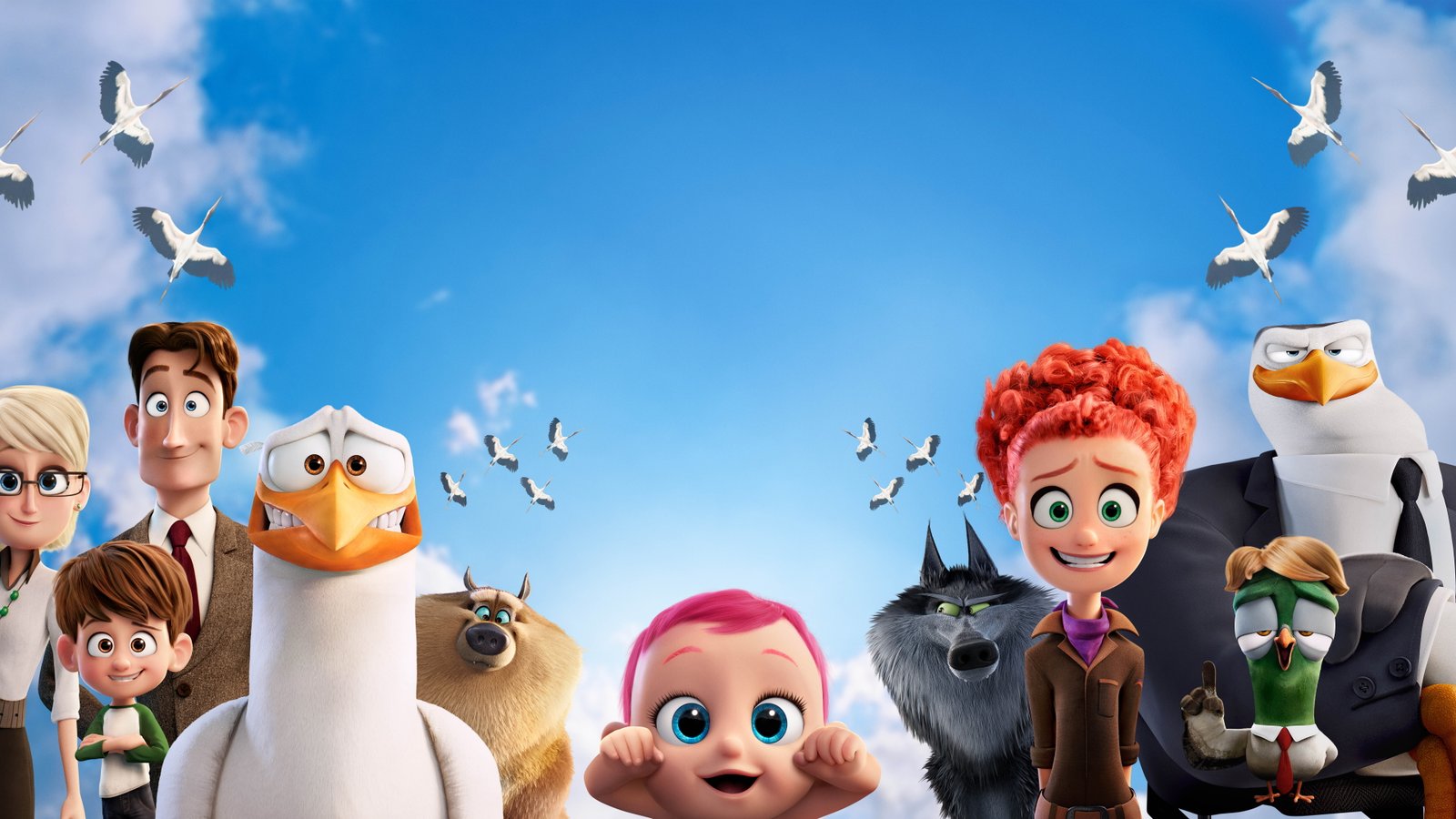 Animation Storks 2k 4k 5k 8k