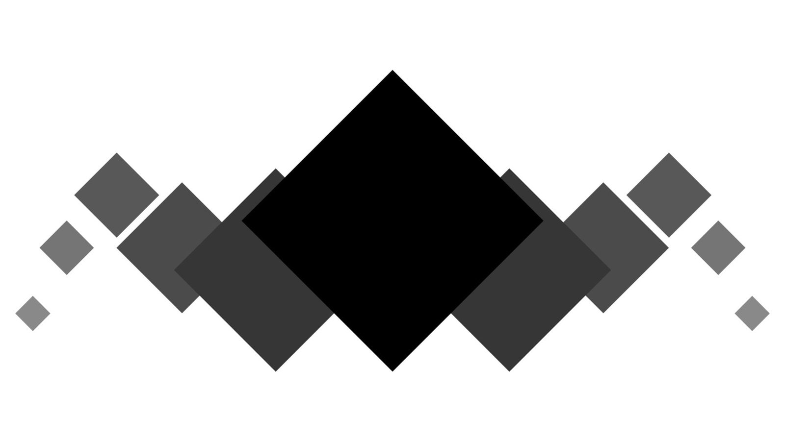 Abstract Black amp; White Diamond Geometry Minimalist 2k