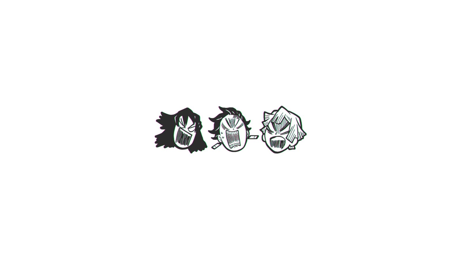 Anime Demon Slayer Kimetsu no Yaiba Inosuke Hashibira Tanjirou Kamado 2k