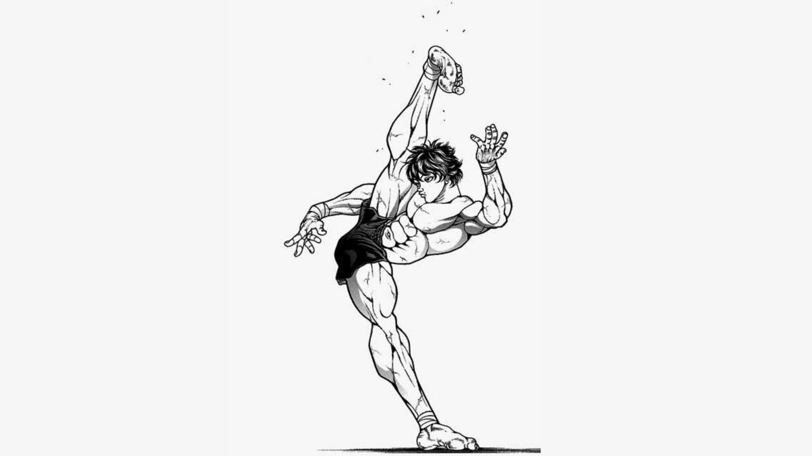 Baki the Grappler Hanma anime boys manga 2k