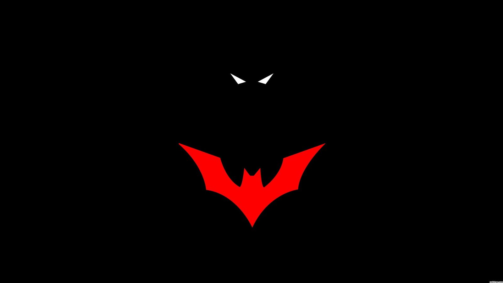 Batman cartoon wallpaper Beyond red no people copy space 2k