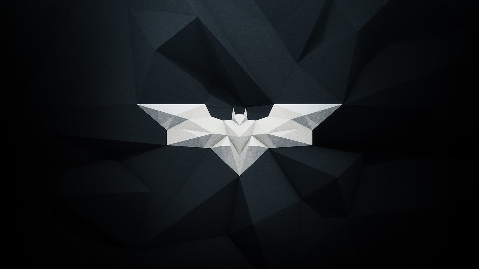 Batman logo DC Comics spotlights shape abstract no people 2k