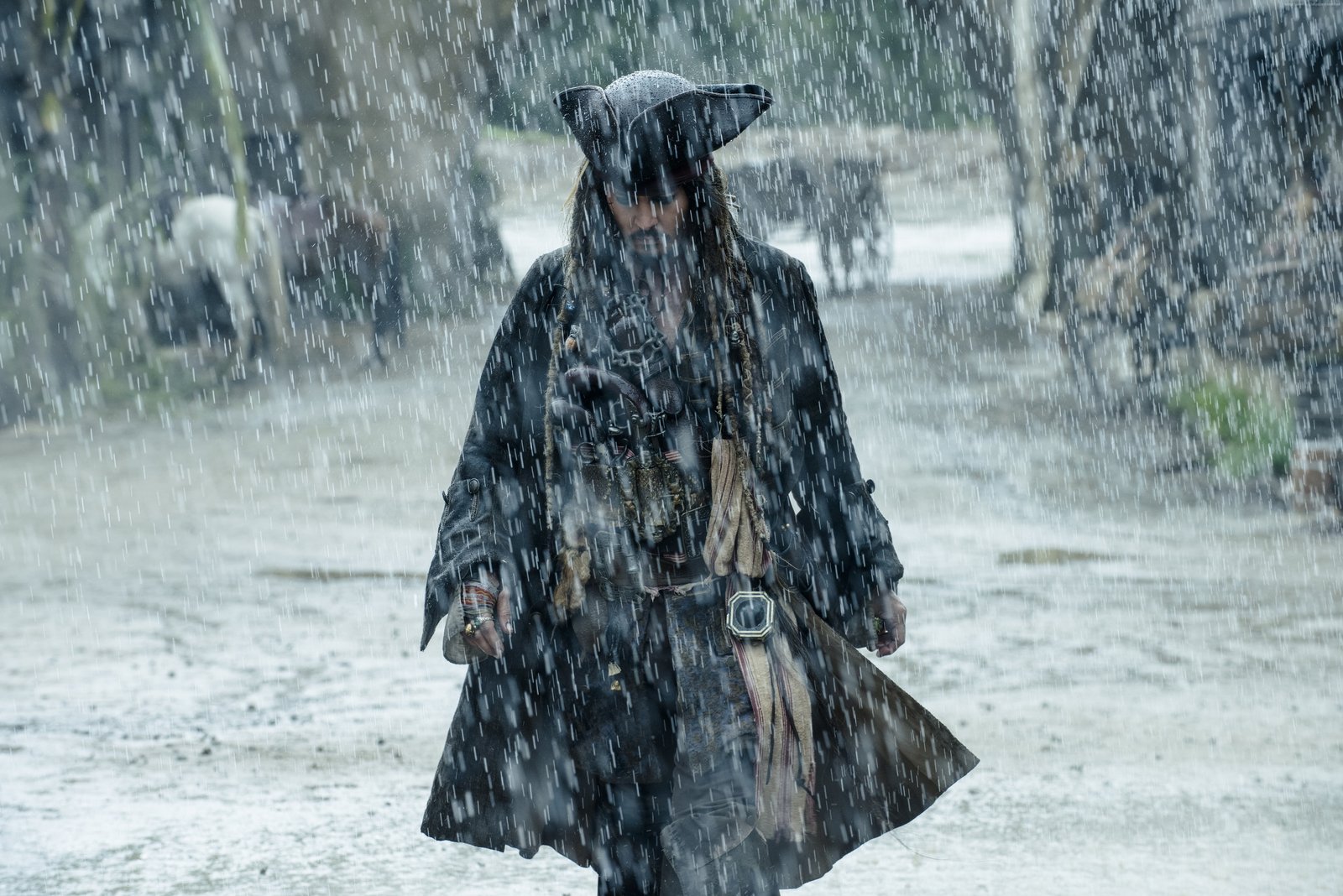 Pirates of the Caribbean Dead Men Tell No Tales Johnny Depp 2k 4k 5k