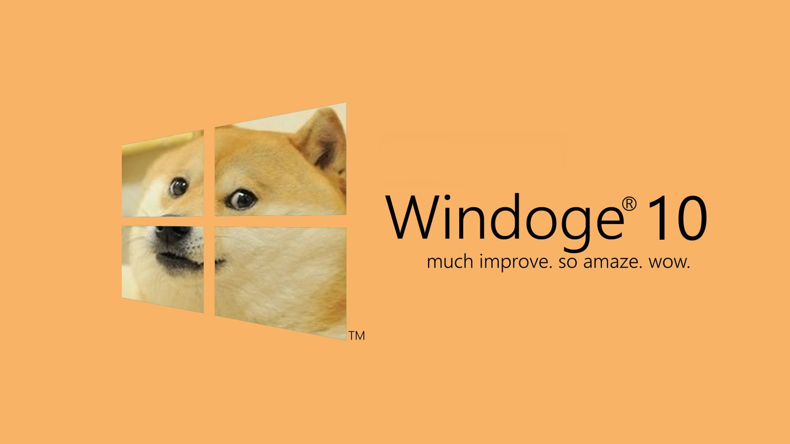 Windoge 10 logo Microsoft Windows memes pets animal 2k
