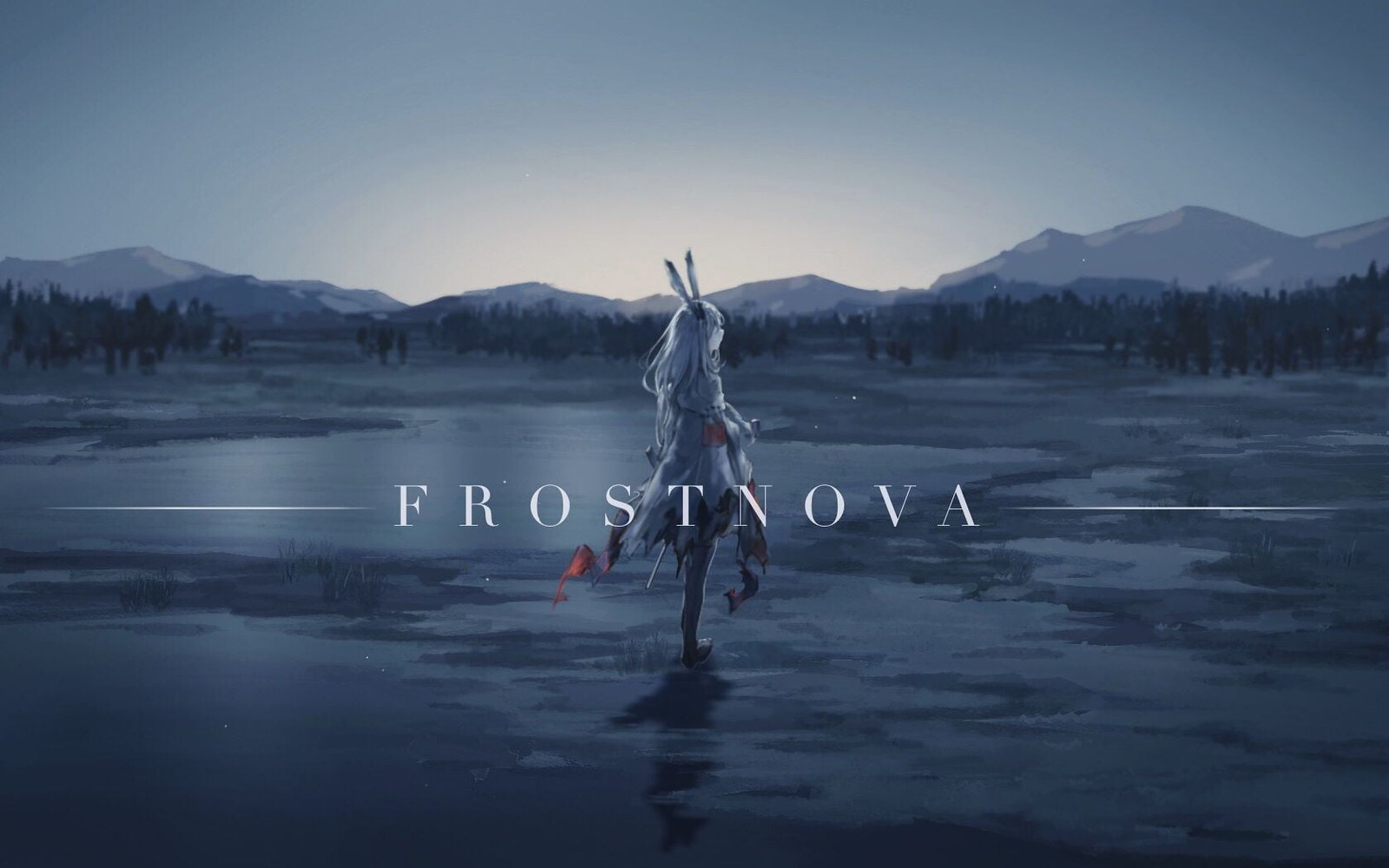 anime girls digital art artwork Arknights Frostnova 2k