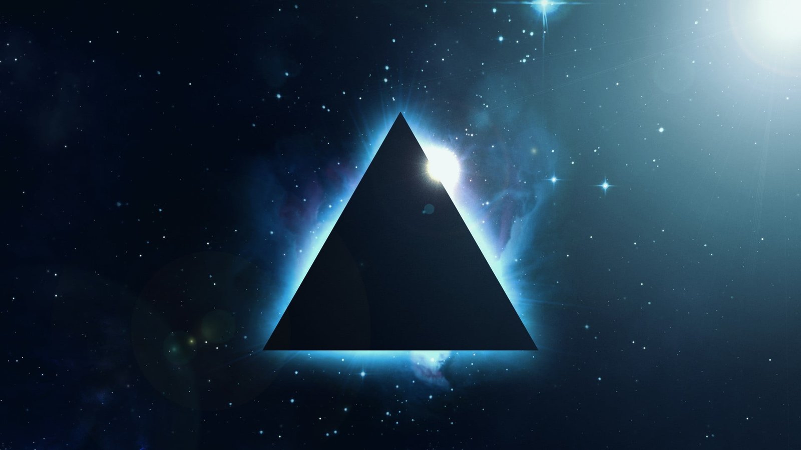 black triangle illustration bashar essassani symbols space 2k
