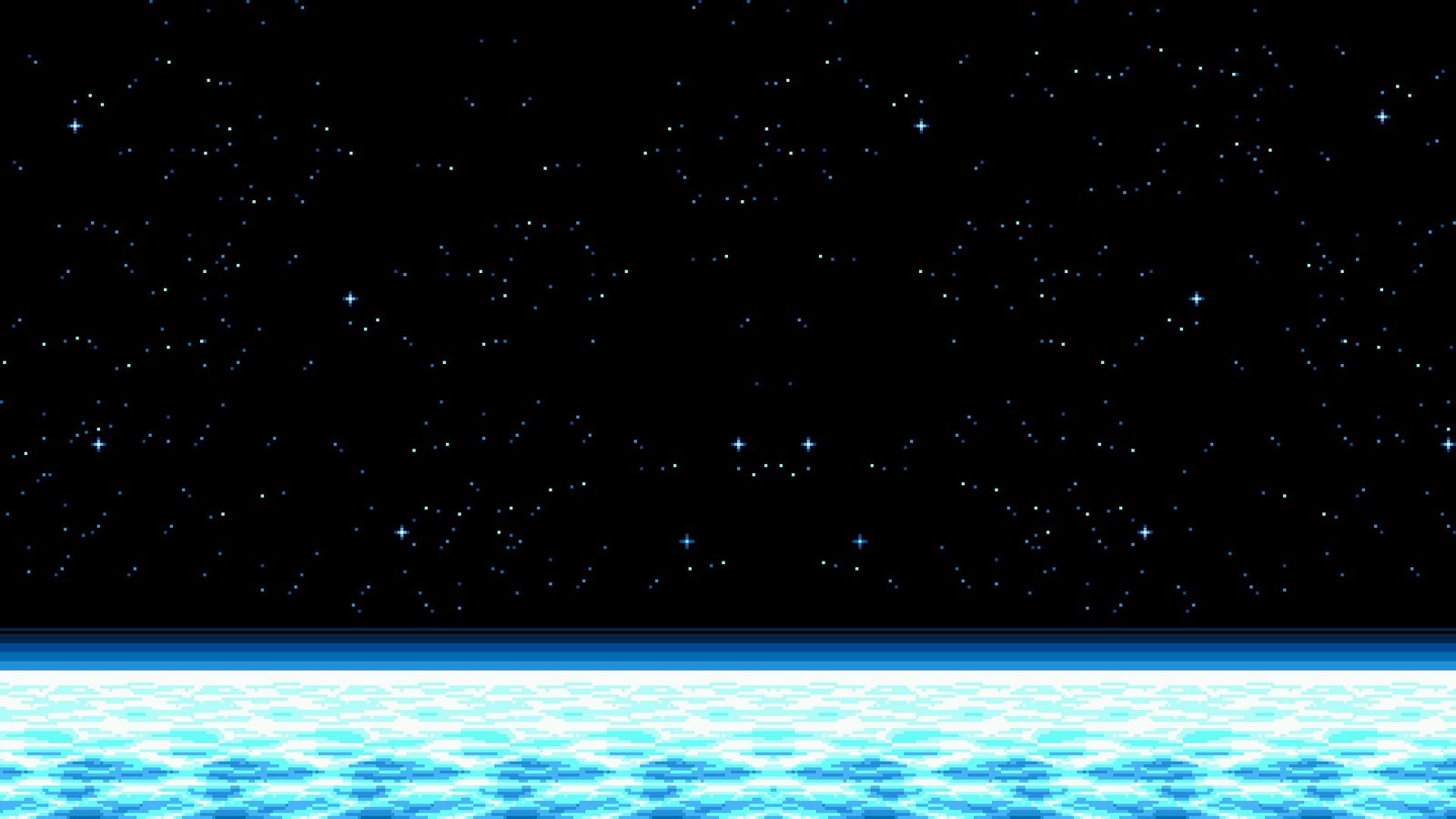 cluster of stars space pixel art horizon pixels night star 2k