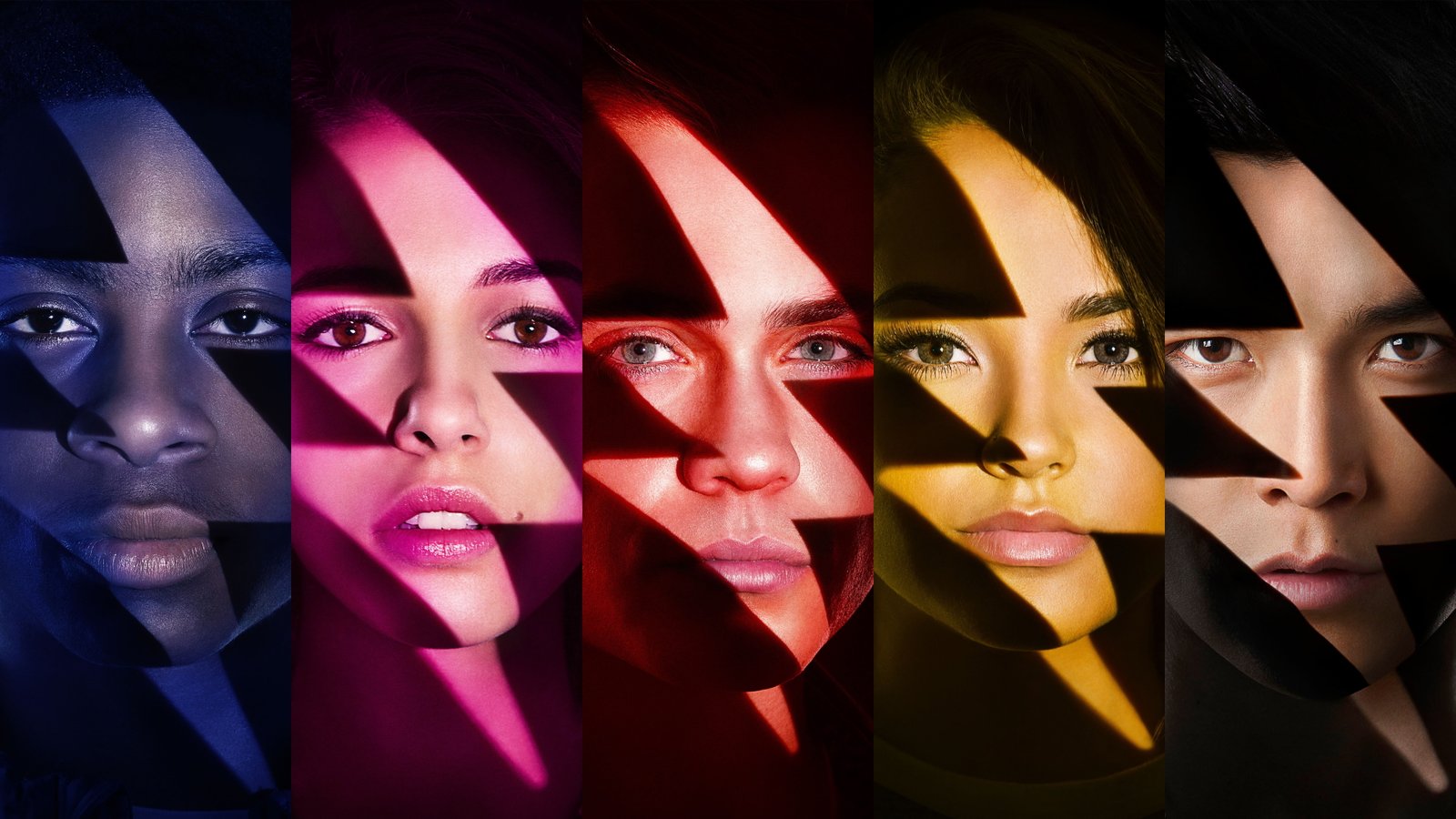 The Yellow Ranger Pink Blue Power Rangers 2k 4k 5k 8k
