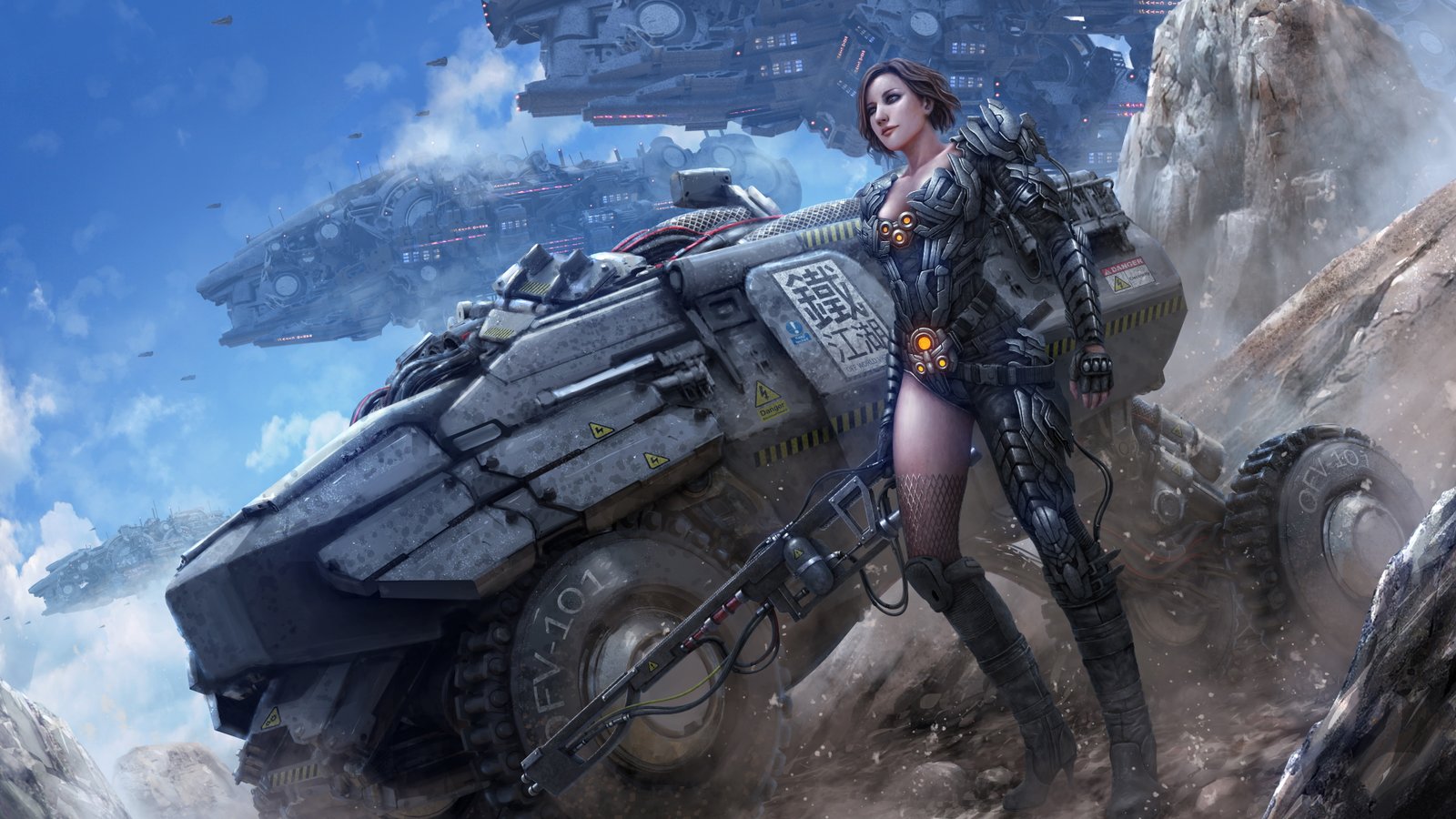 Warrior Spaceships Vigilante 2k 4k 5k 8k