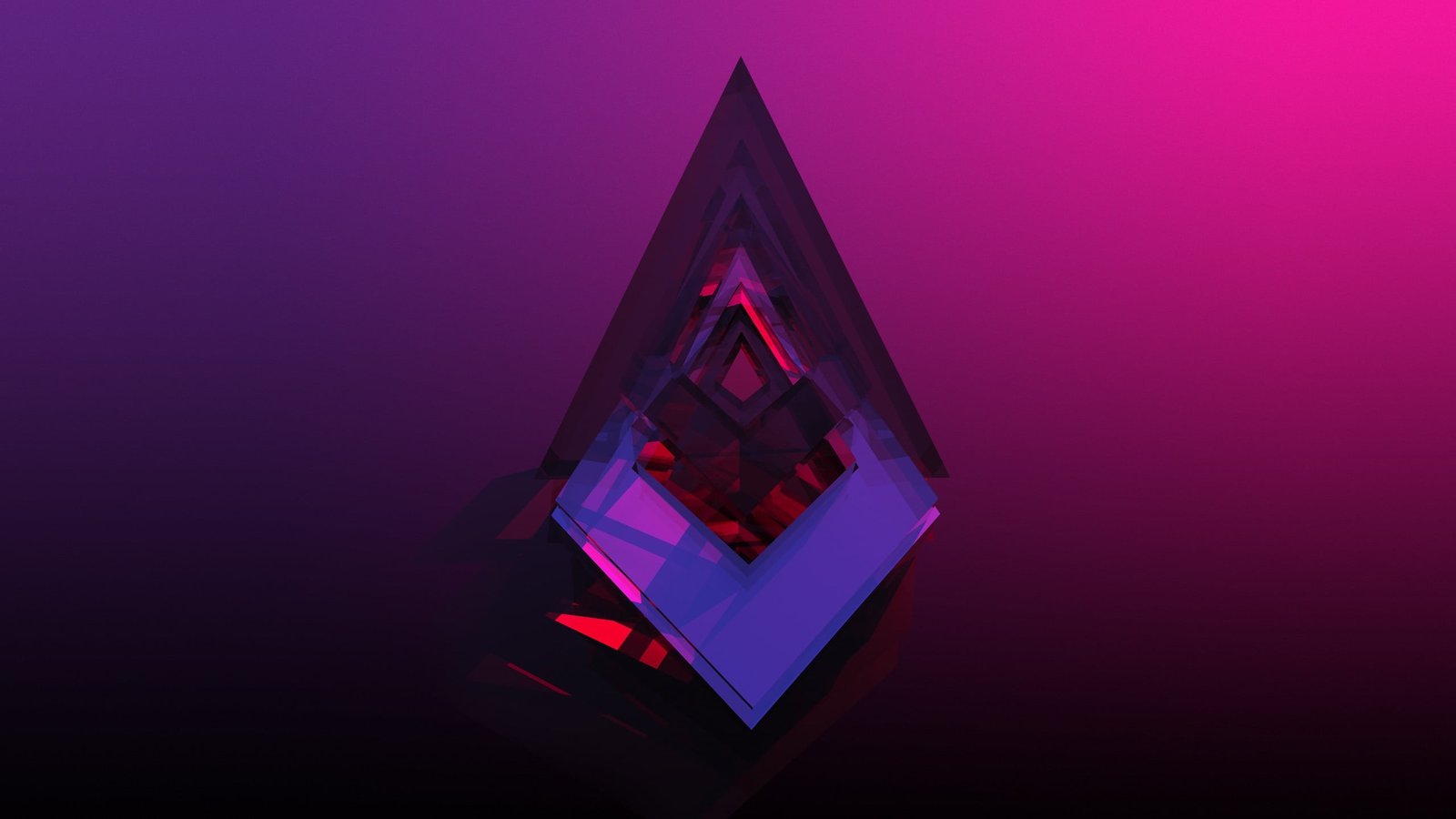 purple and red gemstone photo of triangular pink decor colorful 2k