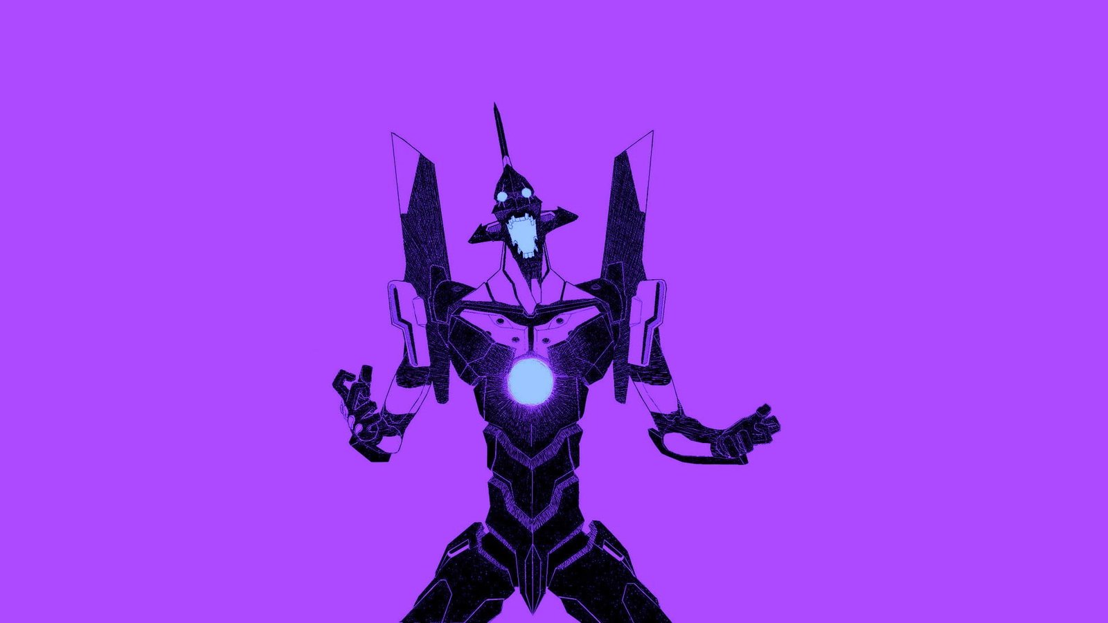 robot character digital wallpaper Neon Genesis Evangelion EVA Unit 01 2k