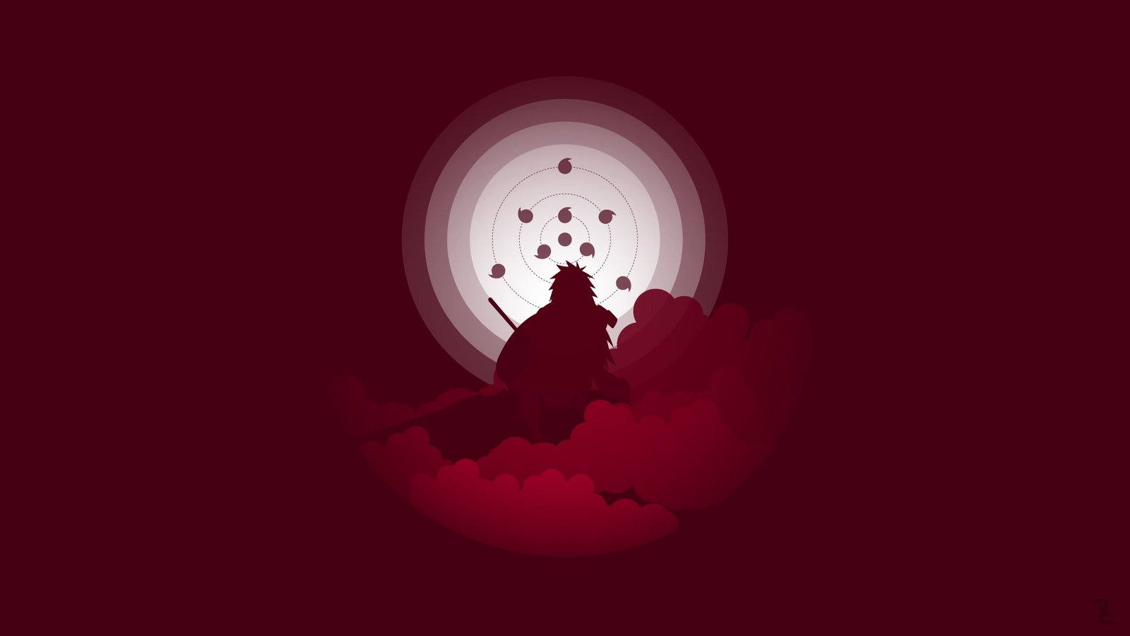 Uchiha Madara Naruto Shippuuden Minimal Art men red real people 2k 4k